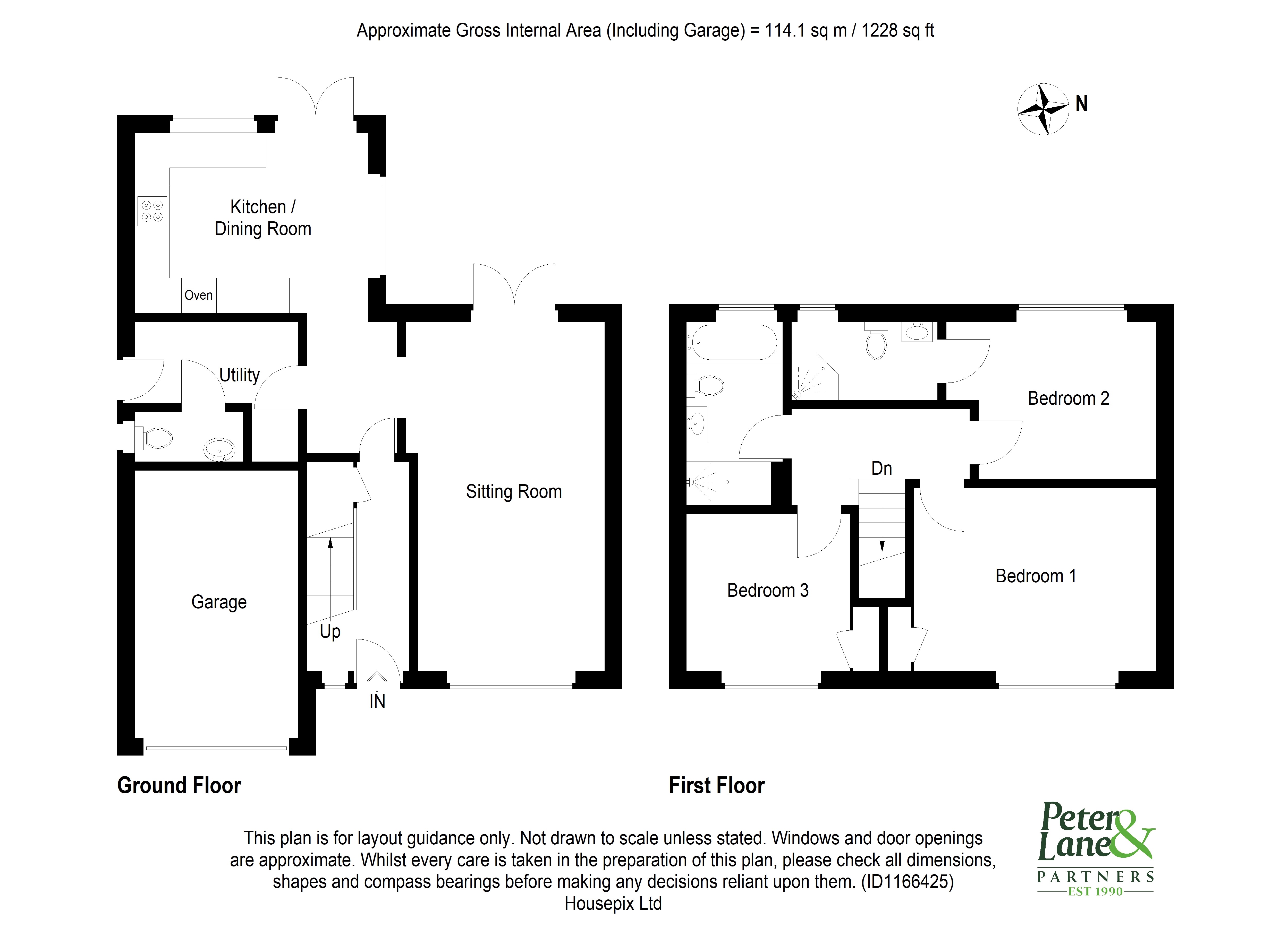 Floorplan for Brampton, Huntingdon