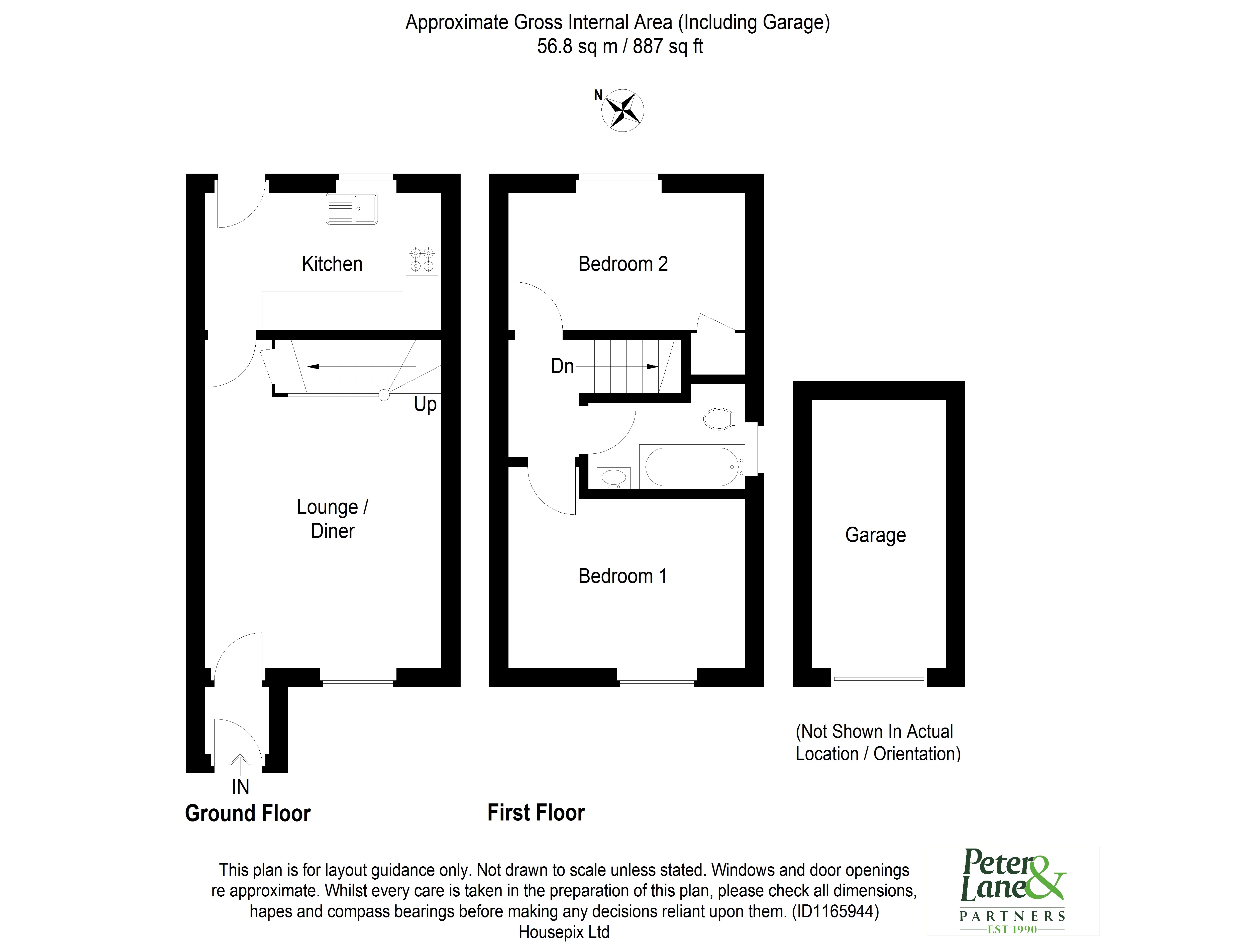 Floorplan for Brampton, Huntingdon