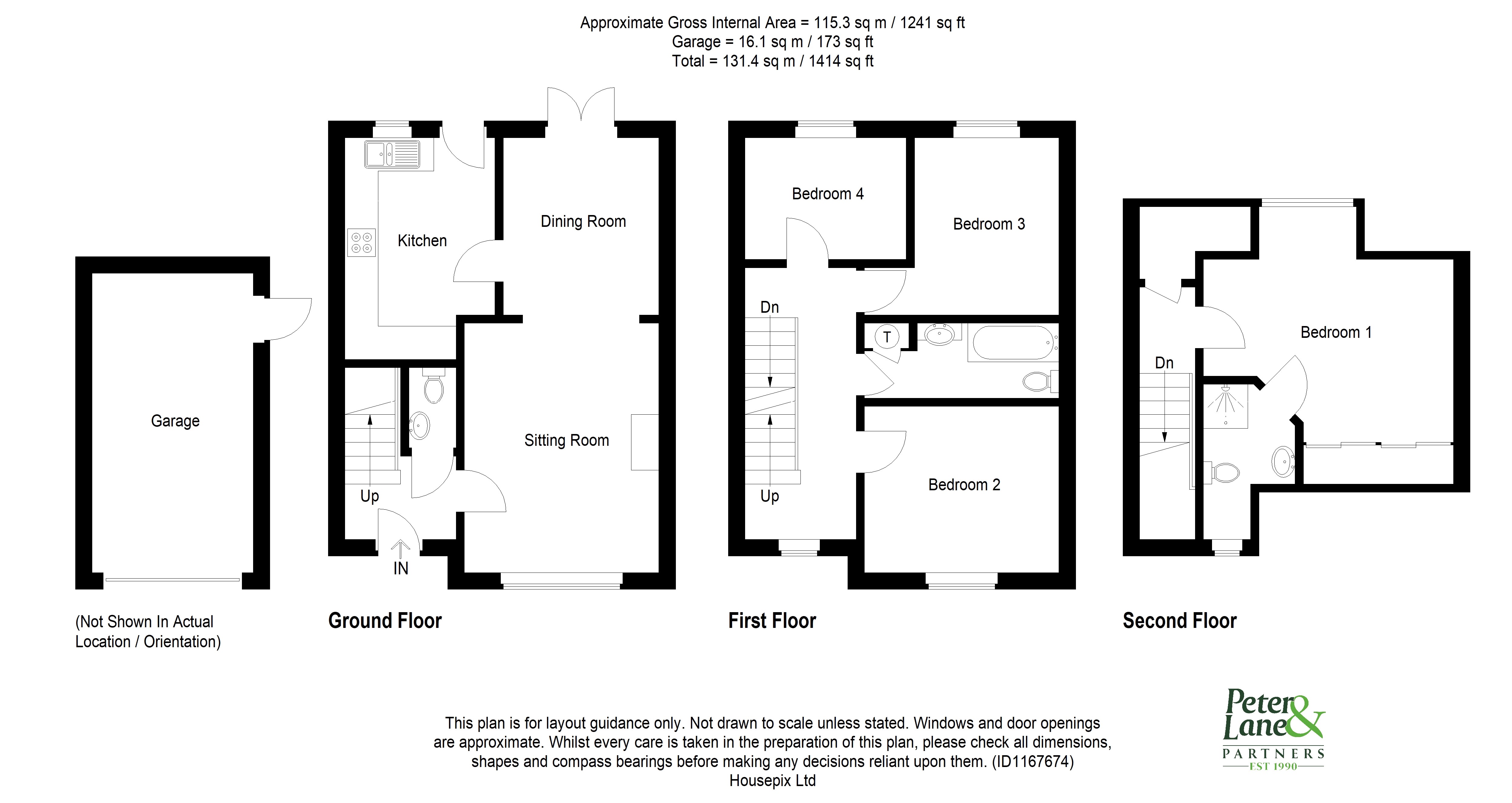 Floorplan for Godmanchester, Huntingdon
