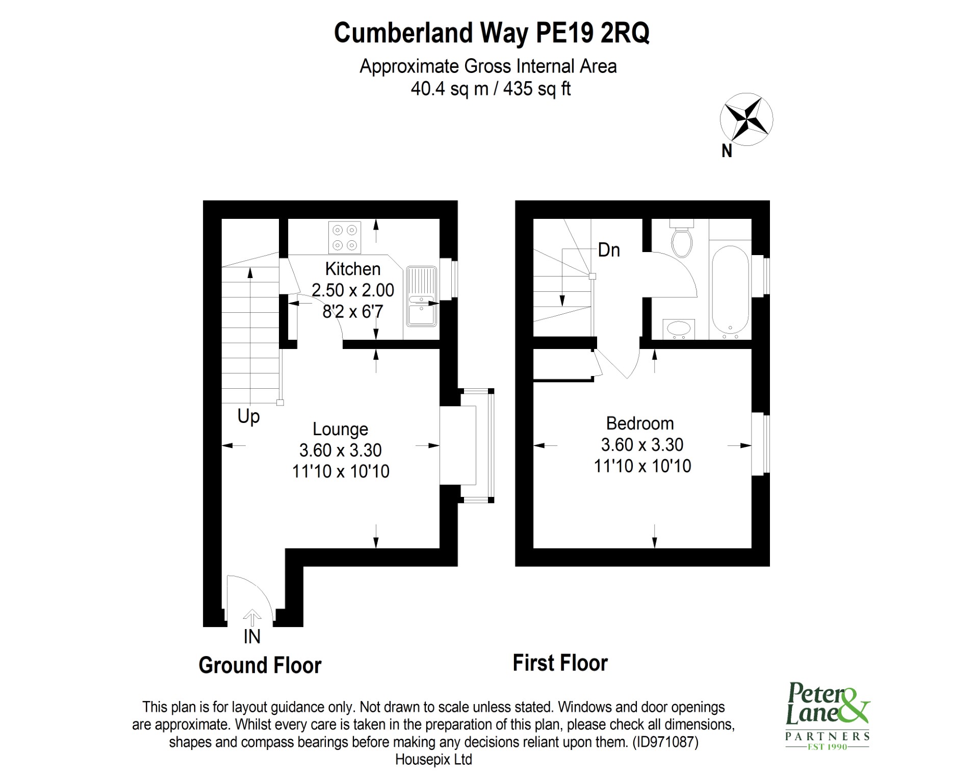Floorplan for Eynesbury, St Neots, Cambridgeshire