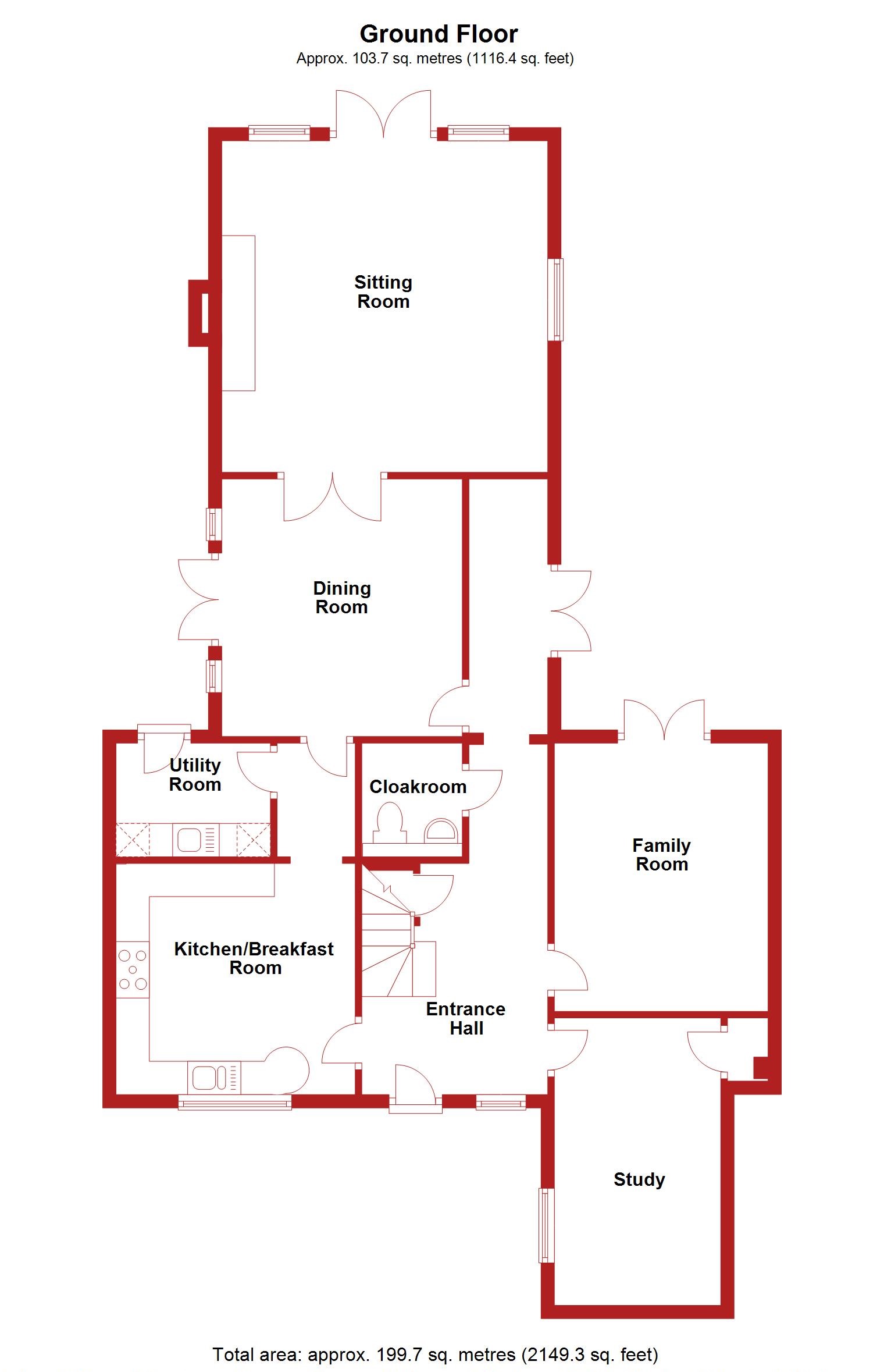 Floorplan for Abbots Ripton, Huntingdon