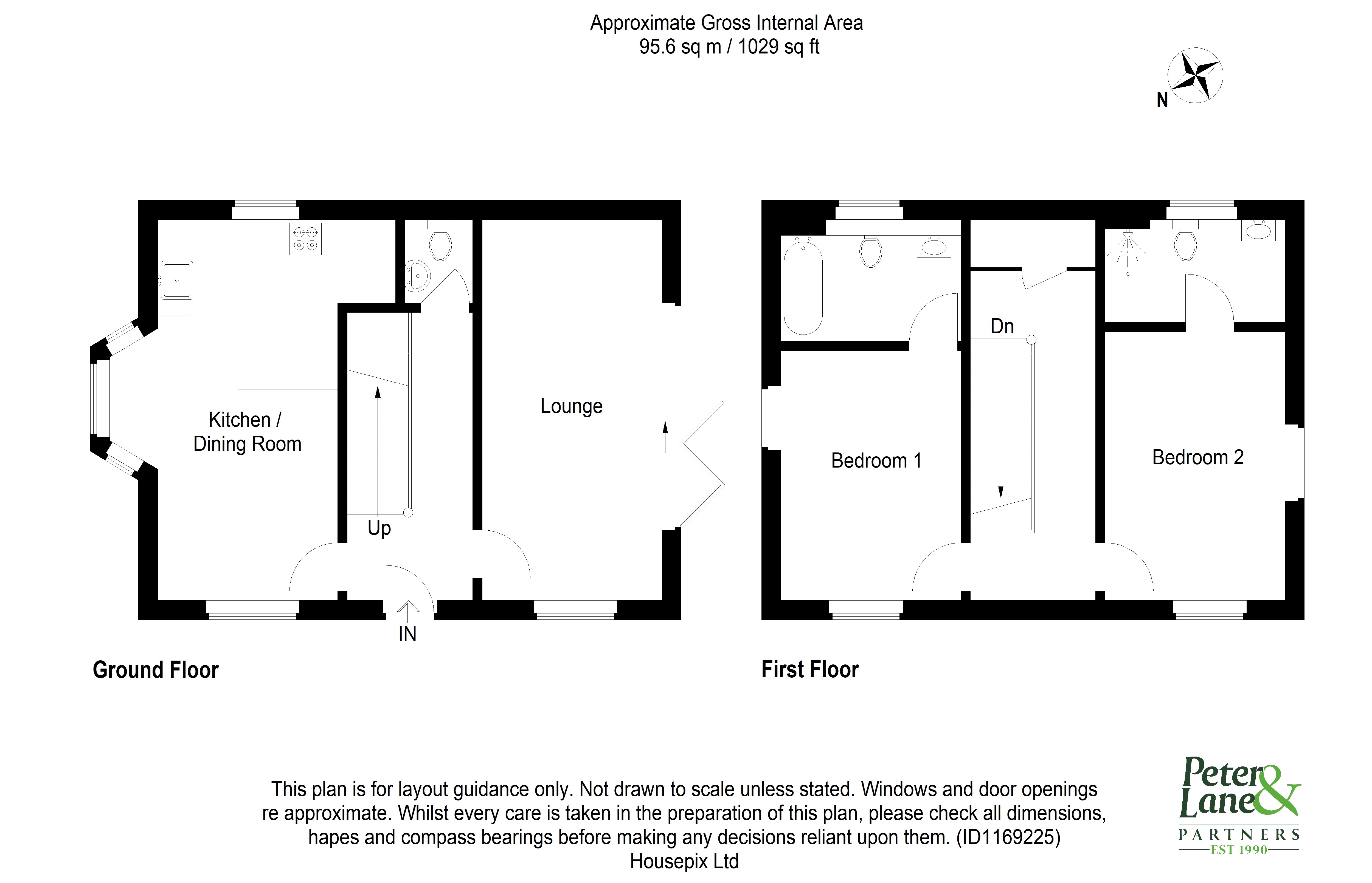 Floorplan for Brampton, Huntingdon