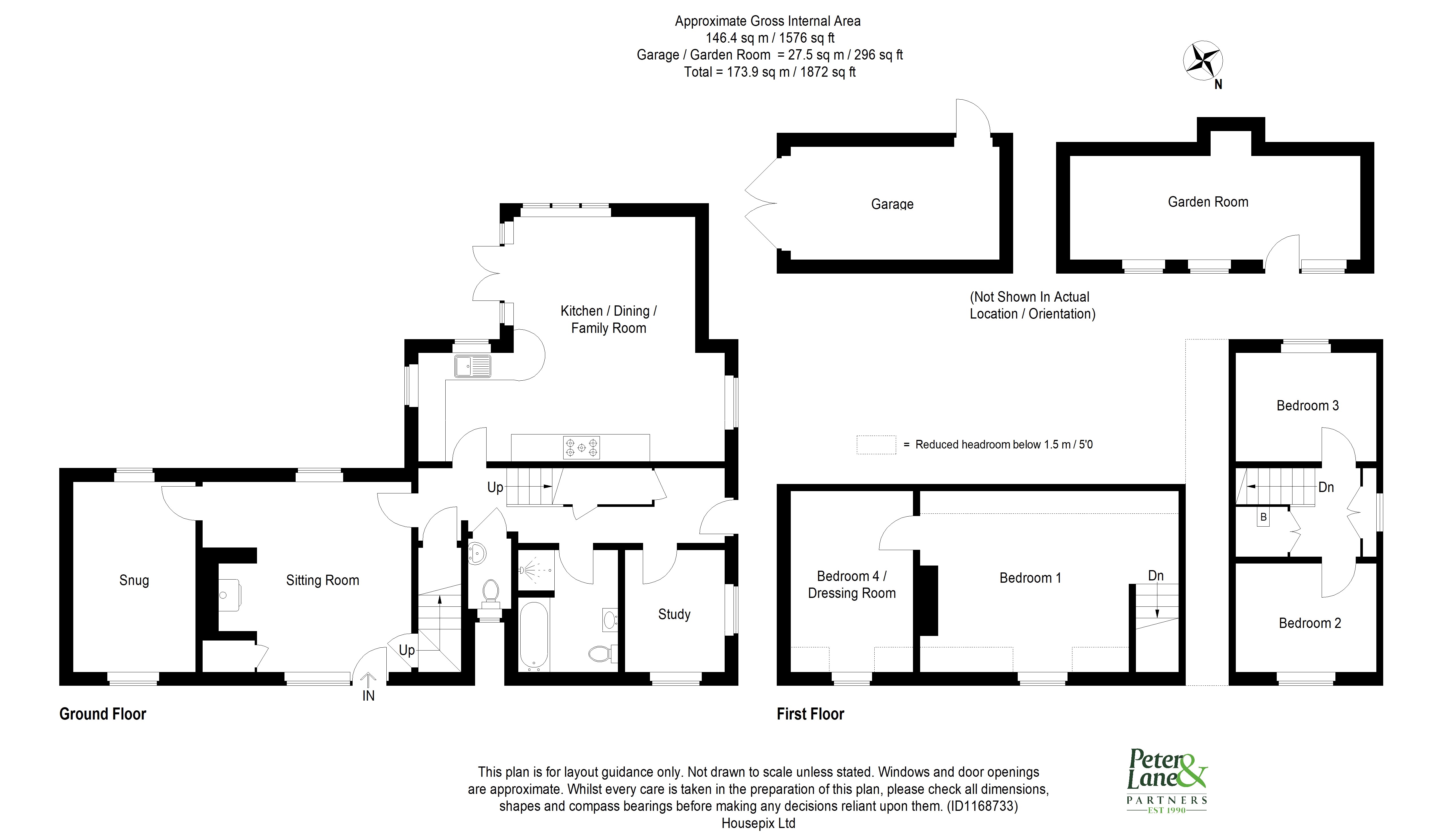 Floorplan for Sawtry, Huntingdon