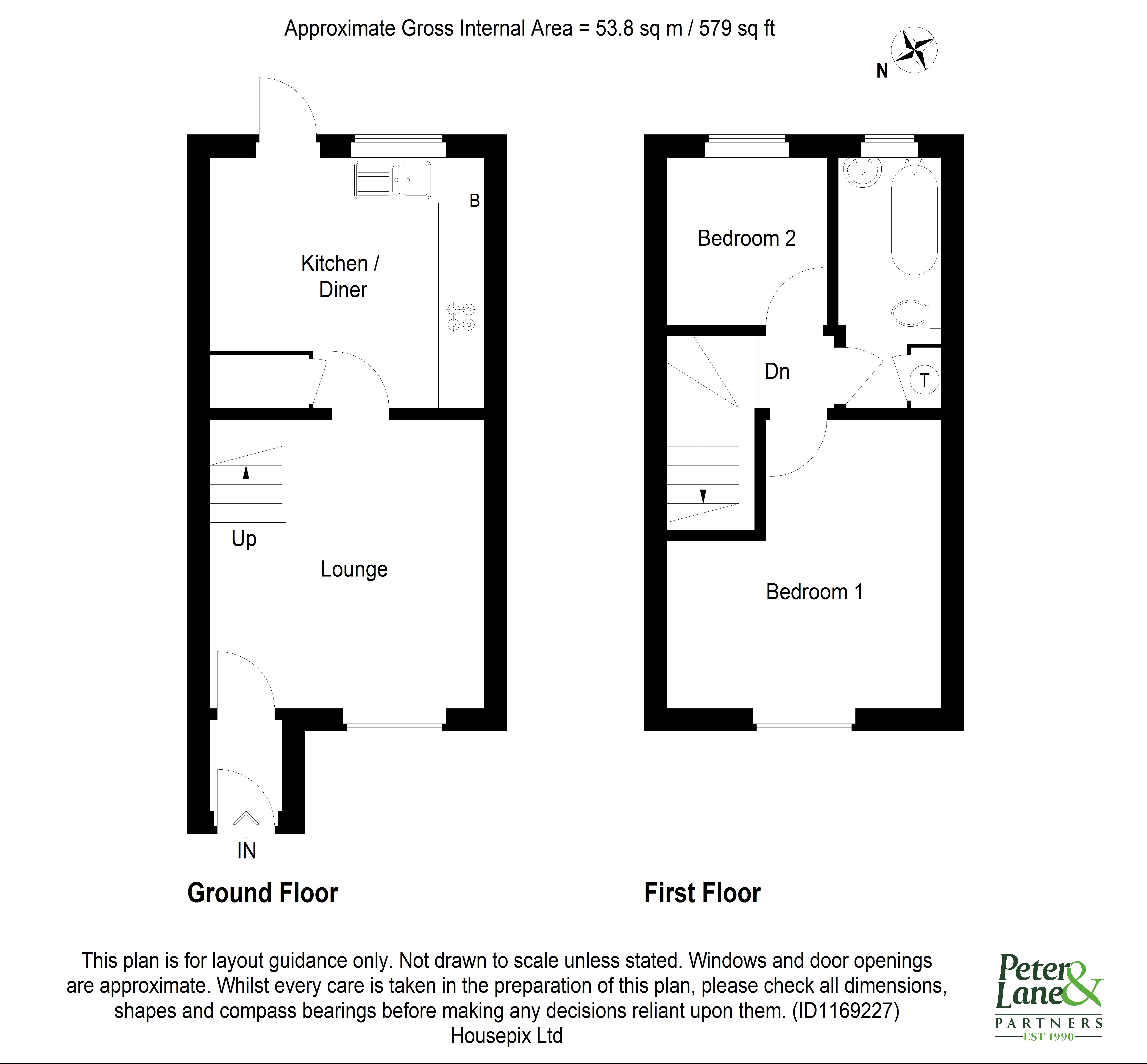 Floorplan for St Ives, Huntingdon