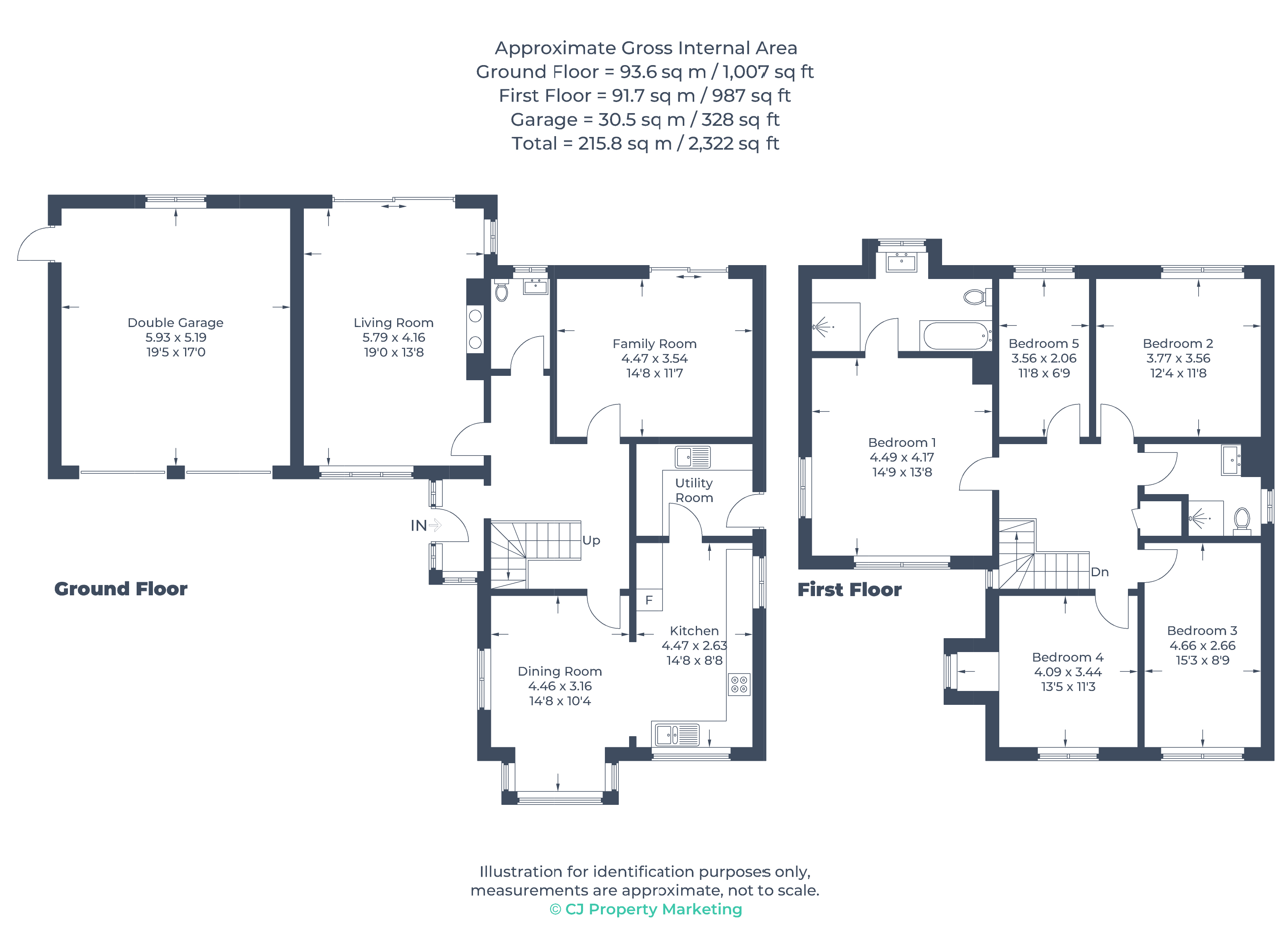 Floorplan for Eltisley, St Neots, Cambridgeshire