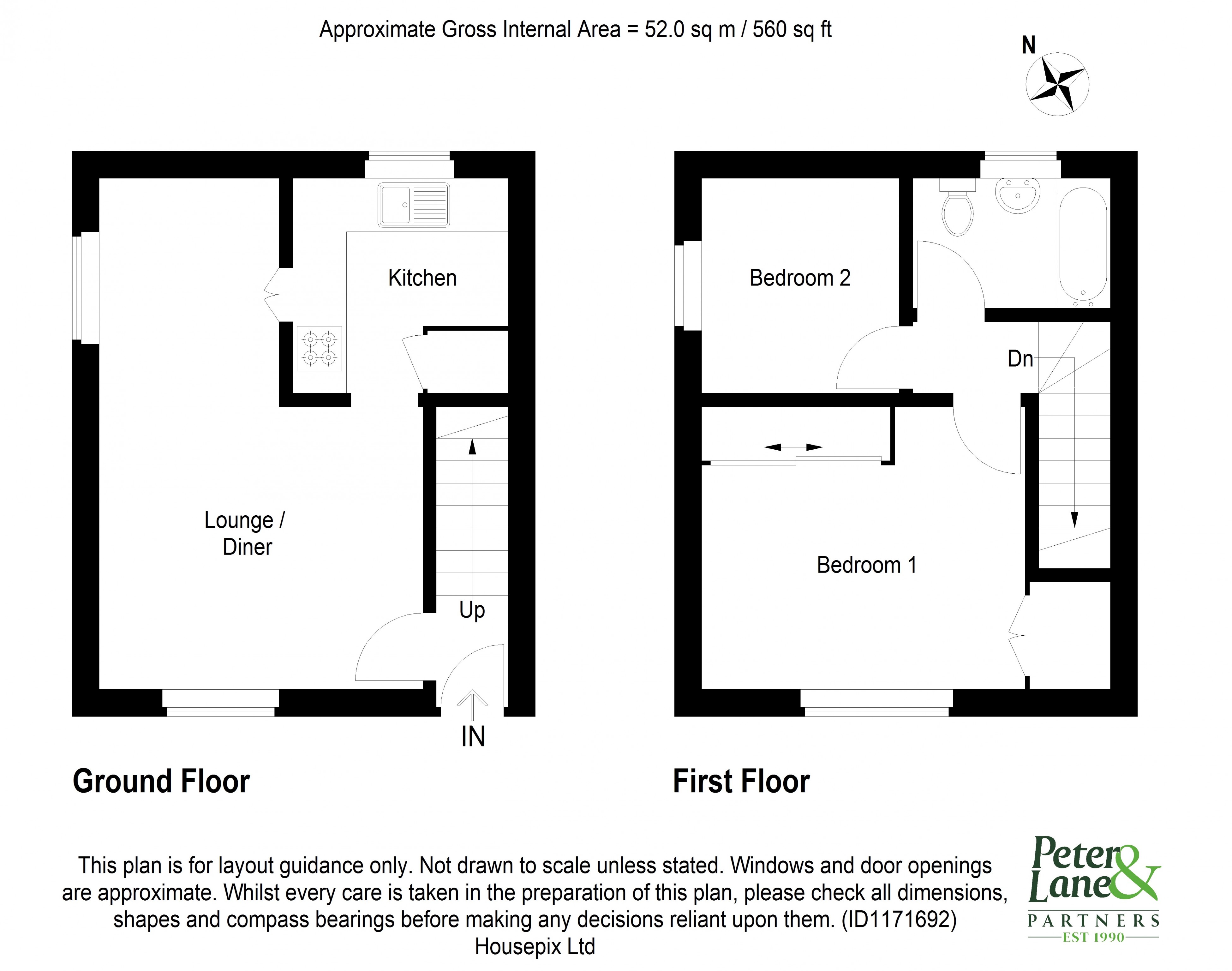 Floorplan for Somersham, Huntingdon
