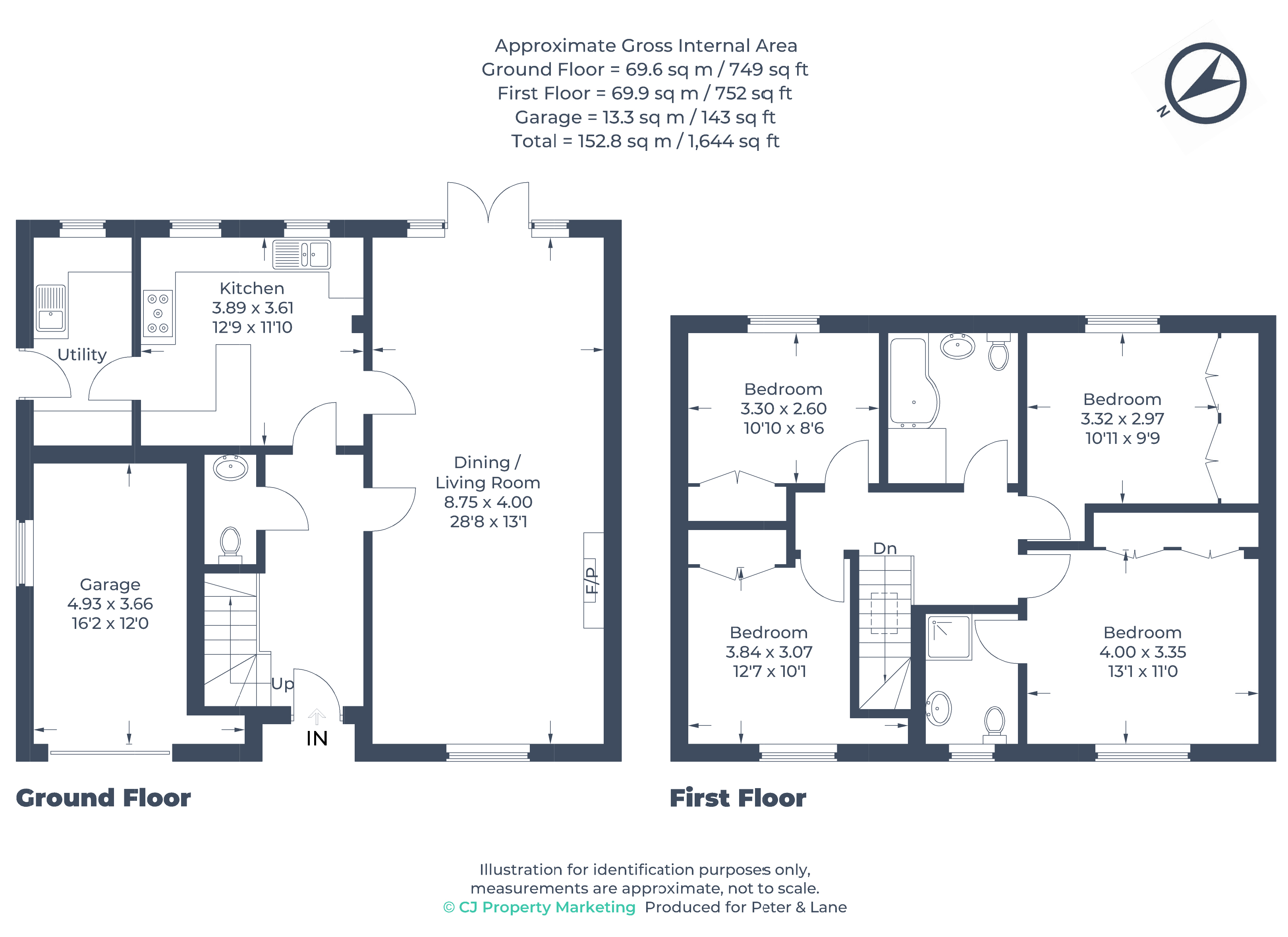 Floorplan for Luke Street, Eynesbury, St Neots, Cambridgeshire