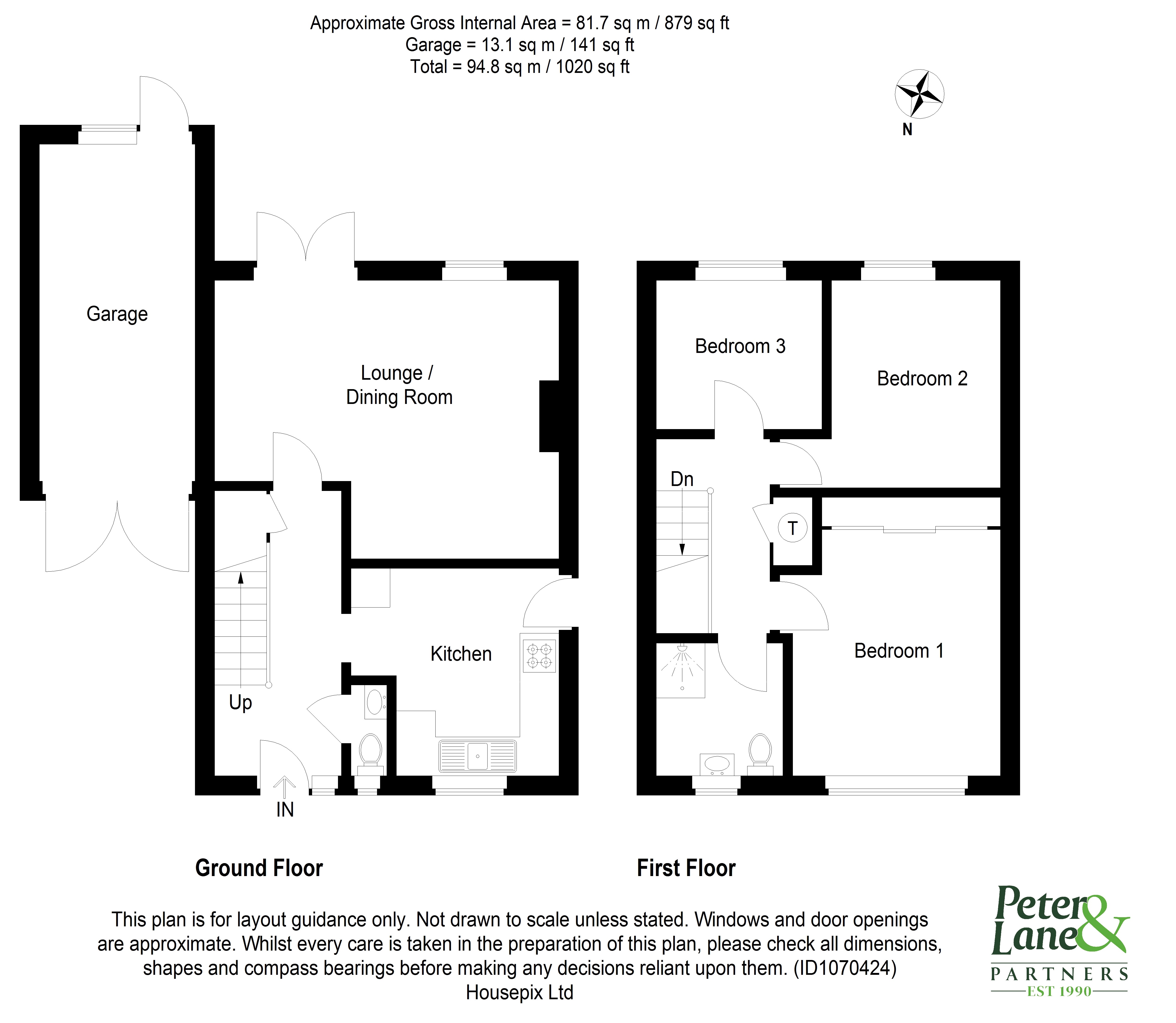 Floorplan for Alconbury Weston, Huntingdon