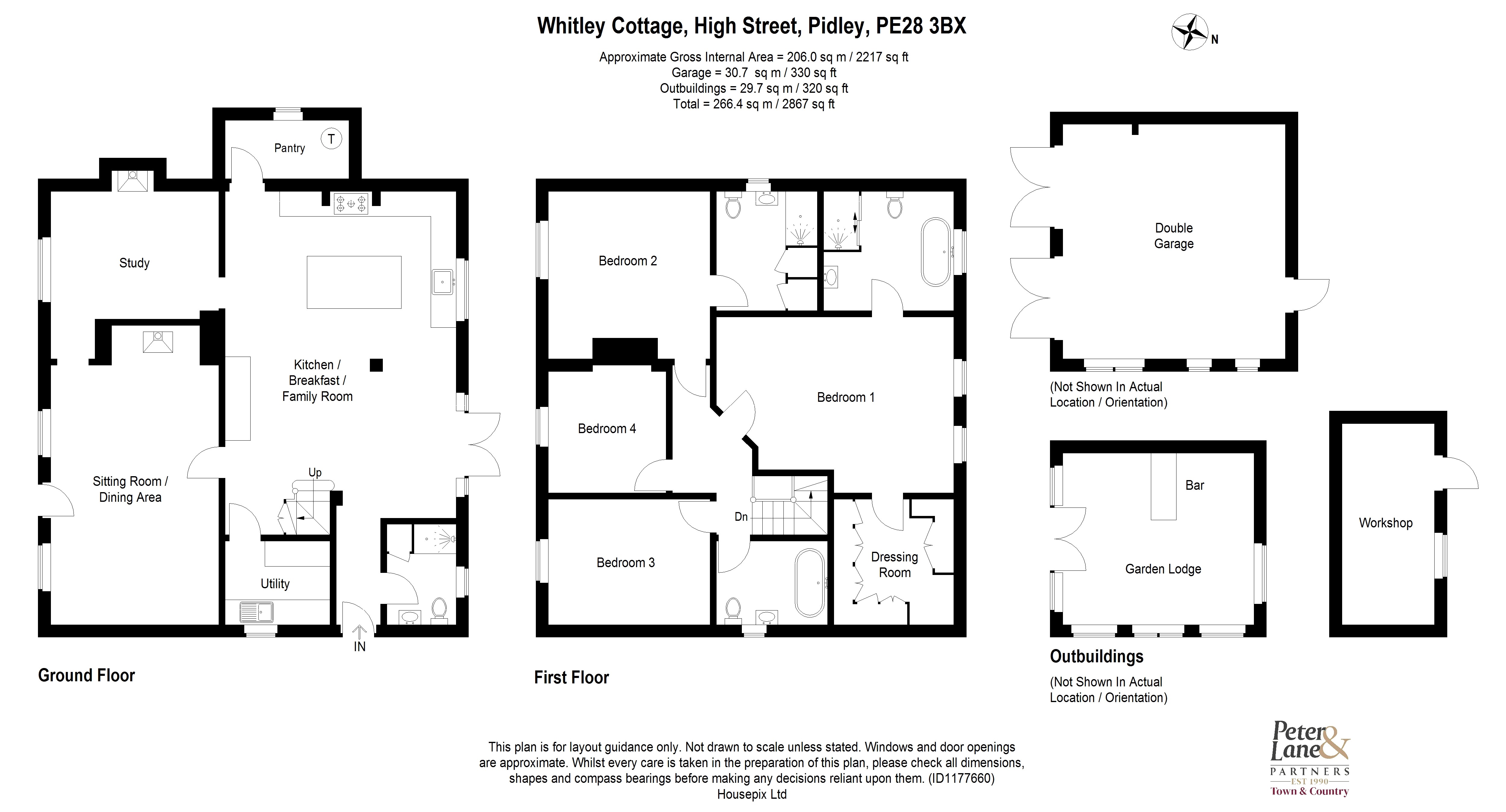 Floorplan for Pidley, Huntingdon