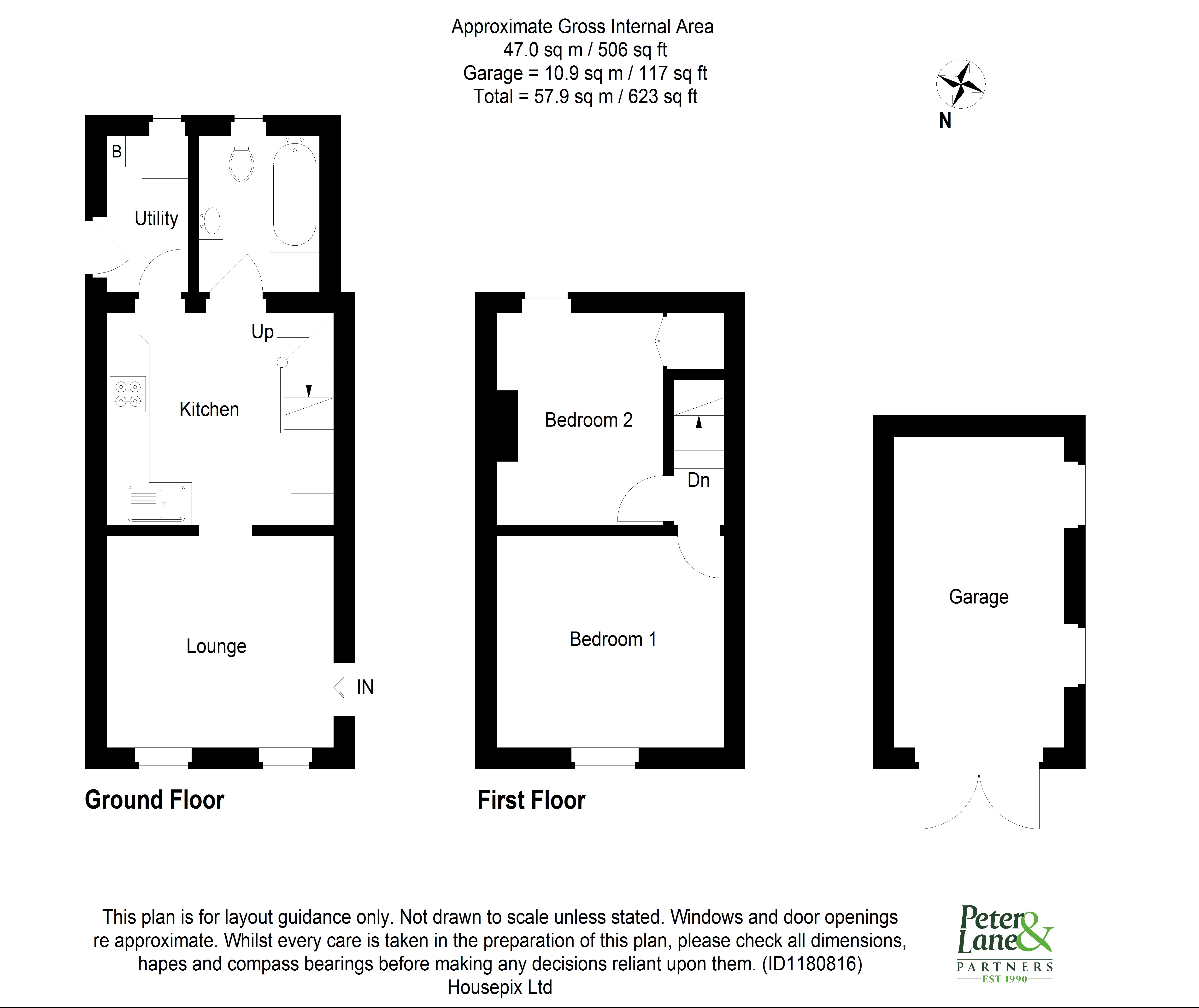 Floorplan for Hartford, Huntingdon