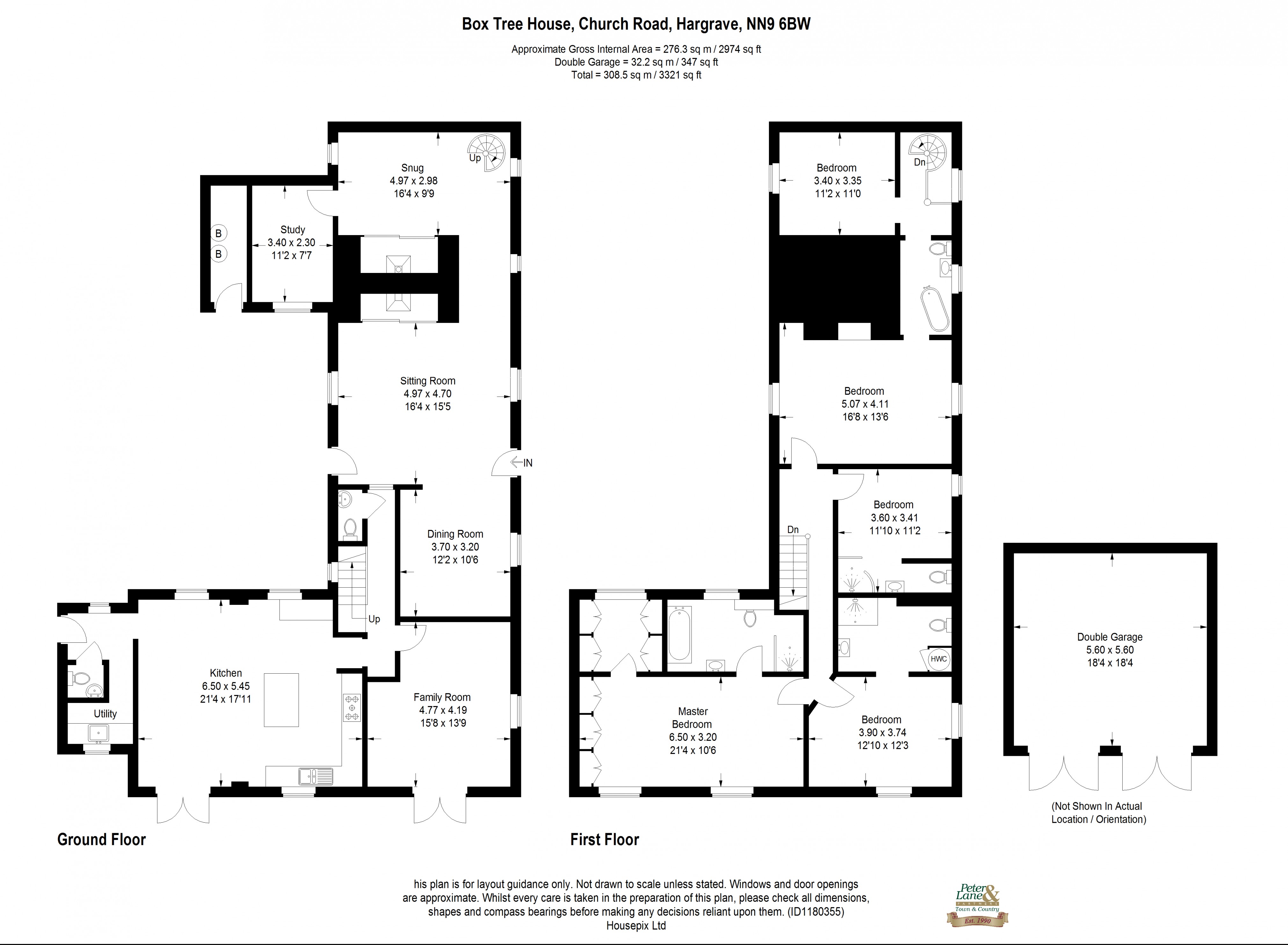 Floorplan for Church Street, Hargrave, Northamptonshire