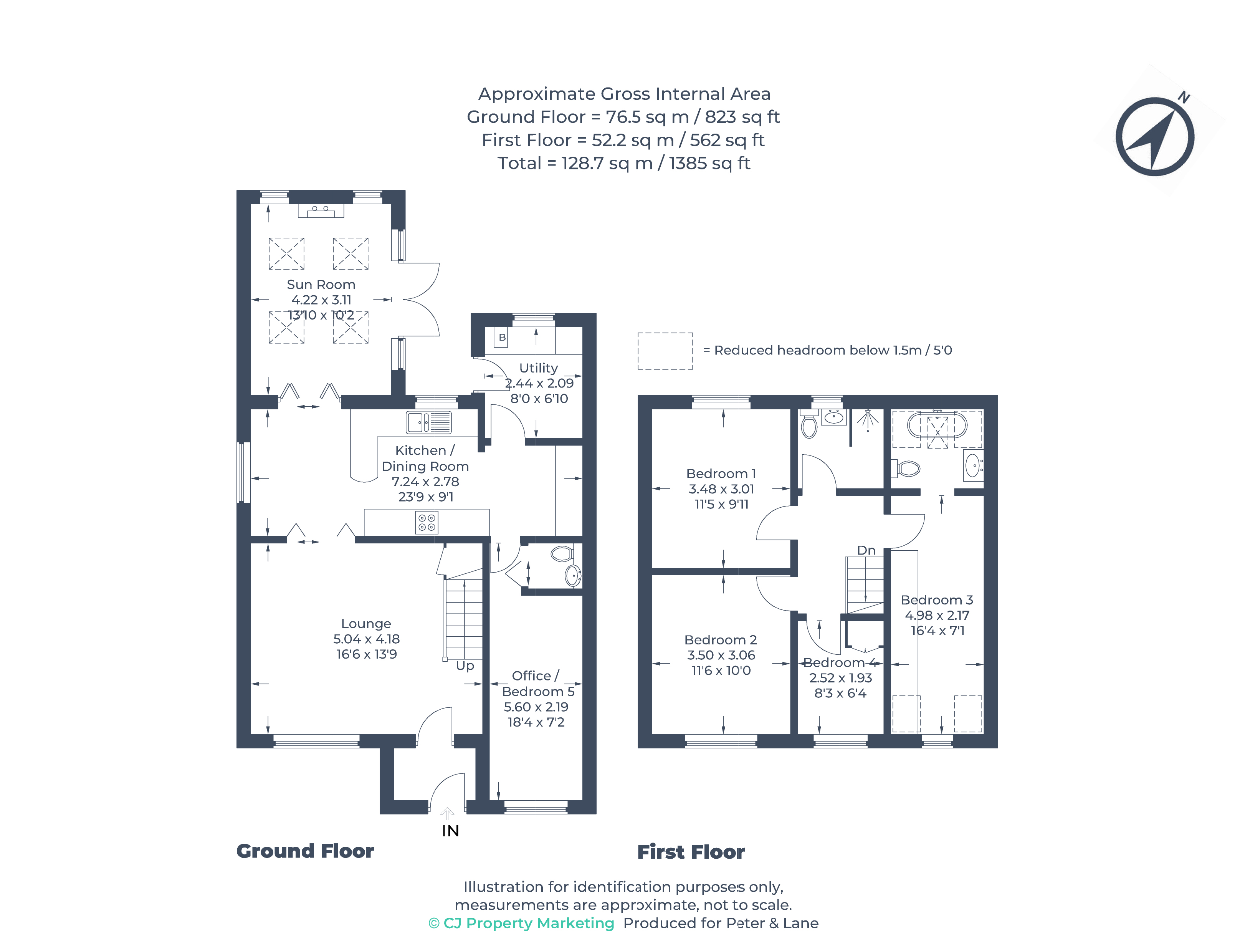 Floorplan for Eaton Ford, St Neots, Cambridgeshire