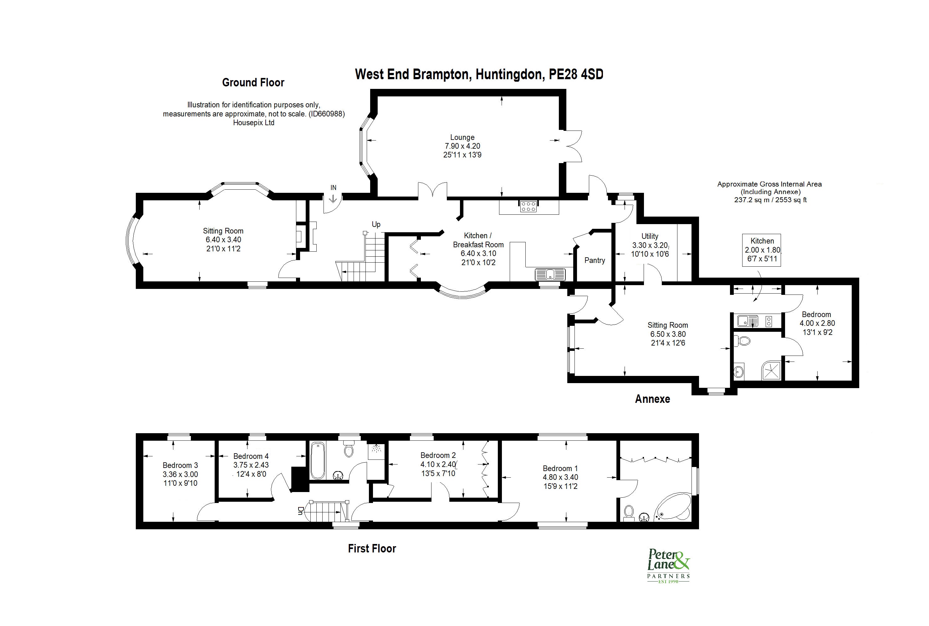 Floorplan for Brampton, Huntingdon