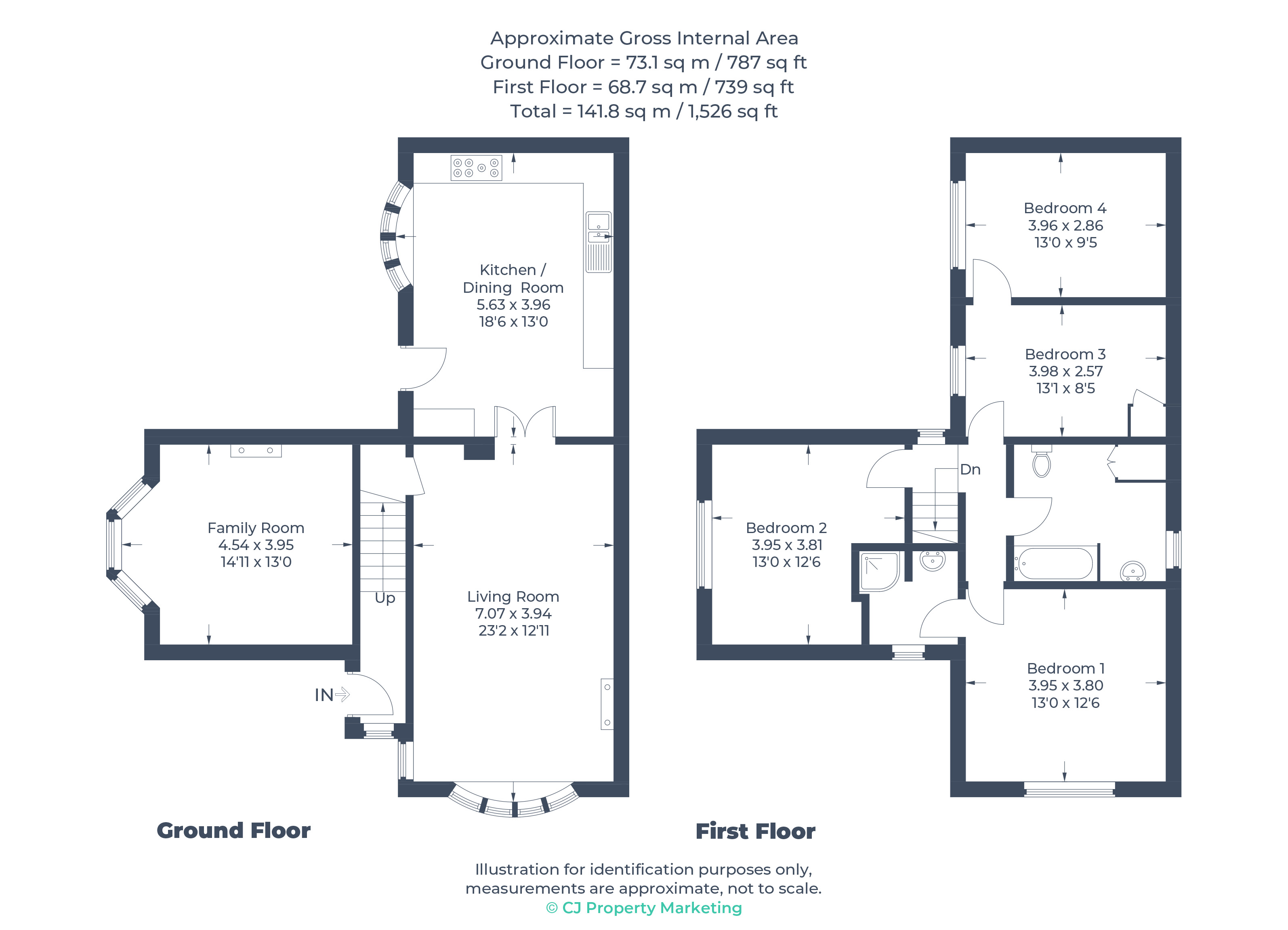 Floorplan for St Neots, Cambridgeshire