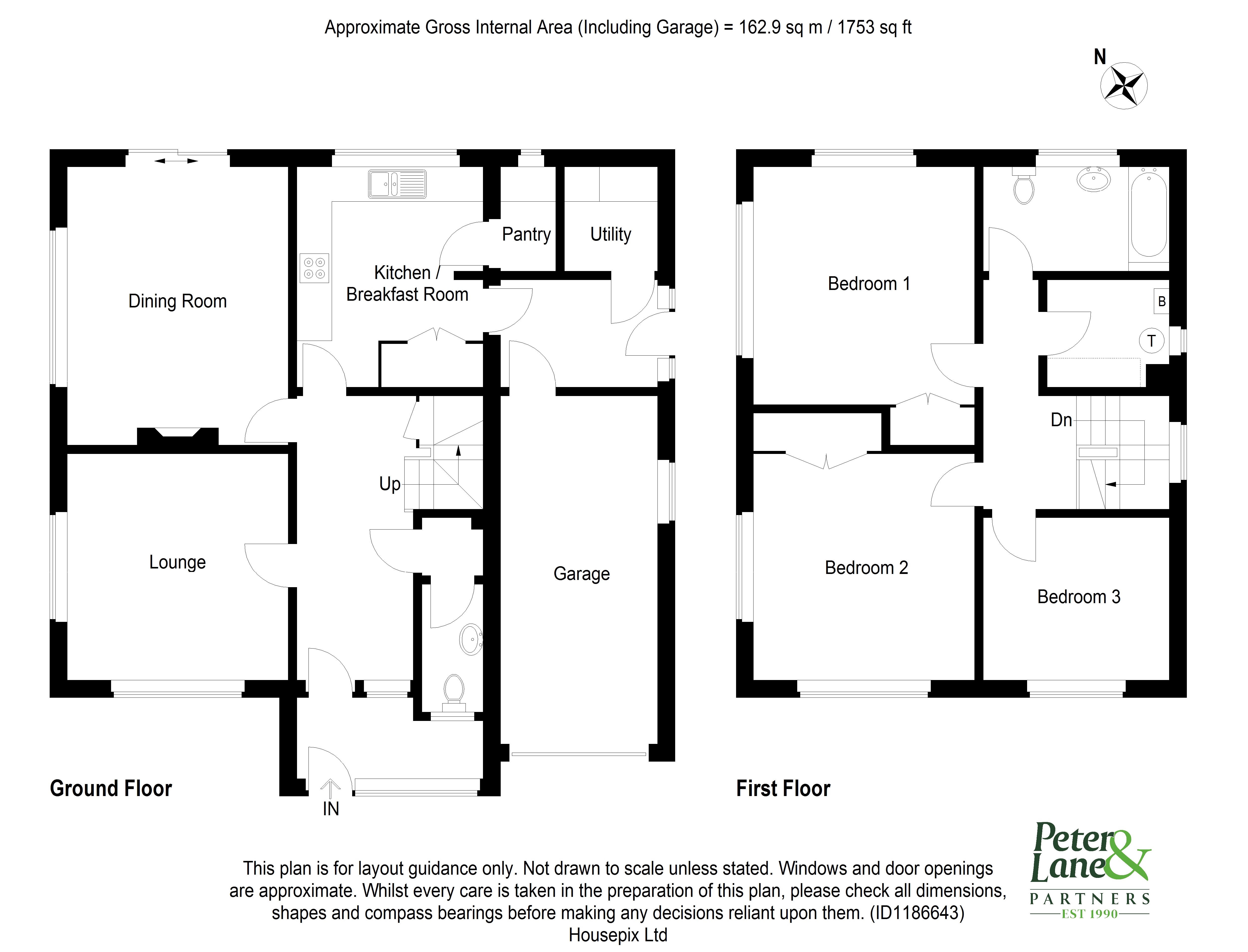 Floorplan for Brampton, Huntingdon