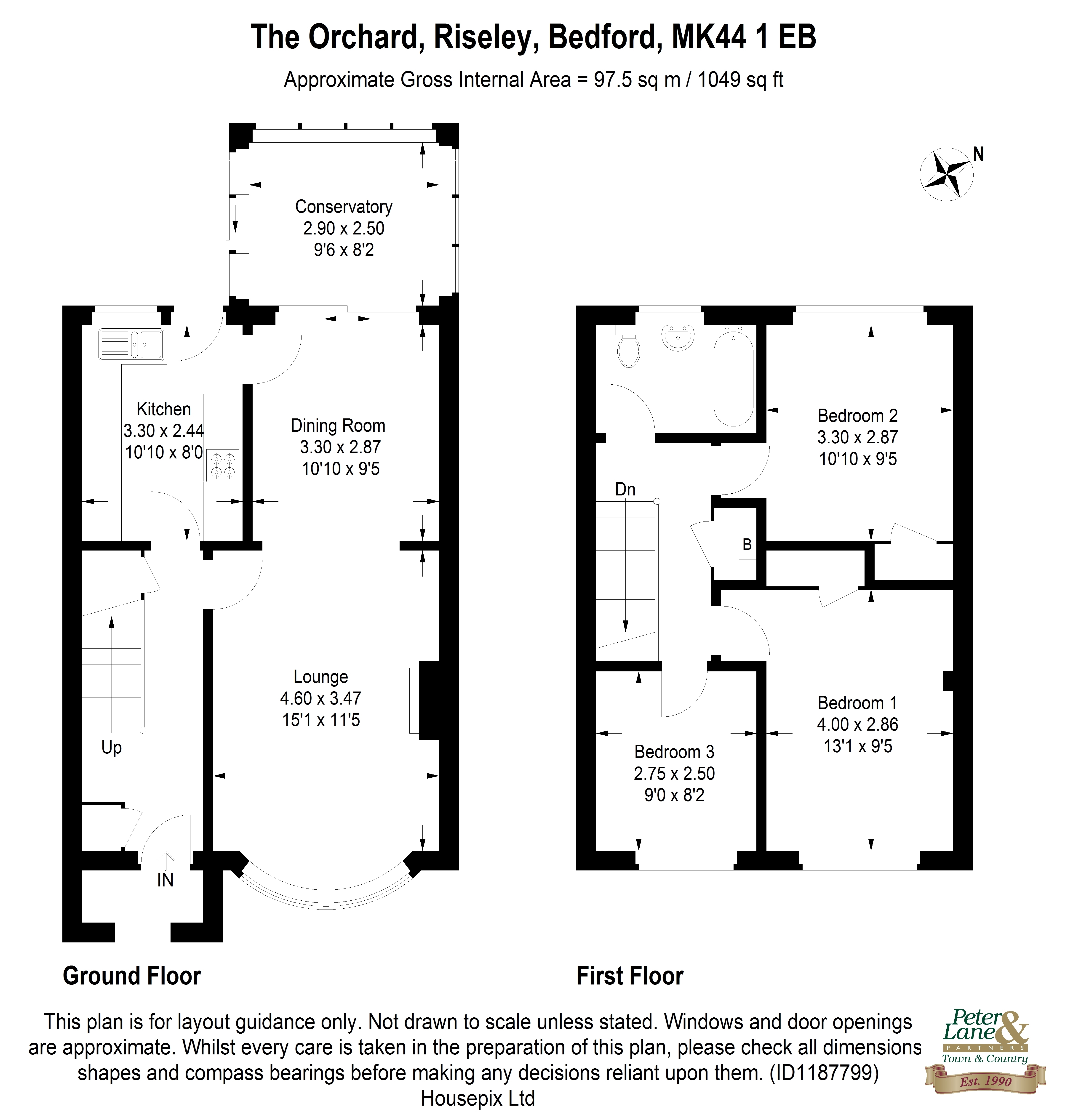 Floorplan for The Orchard, Riseley