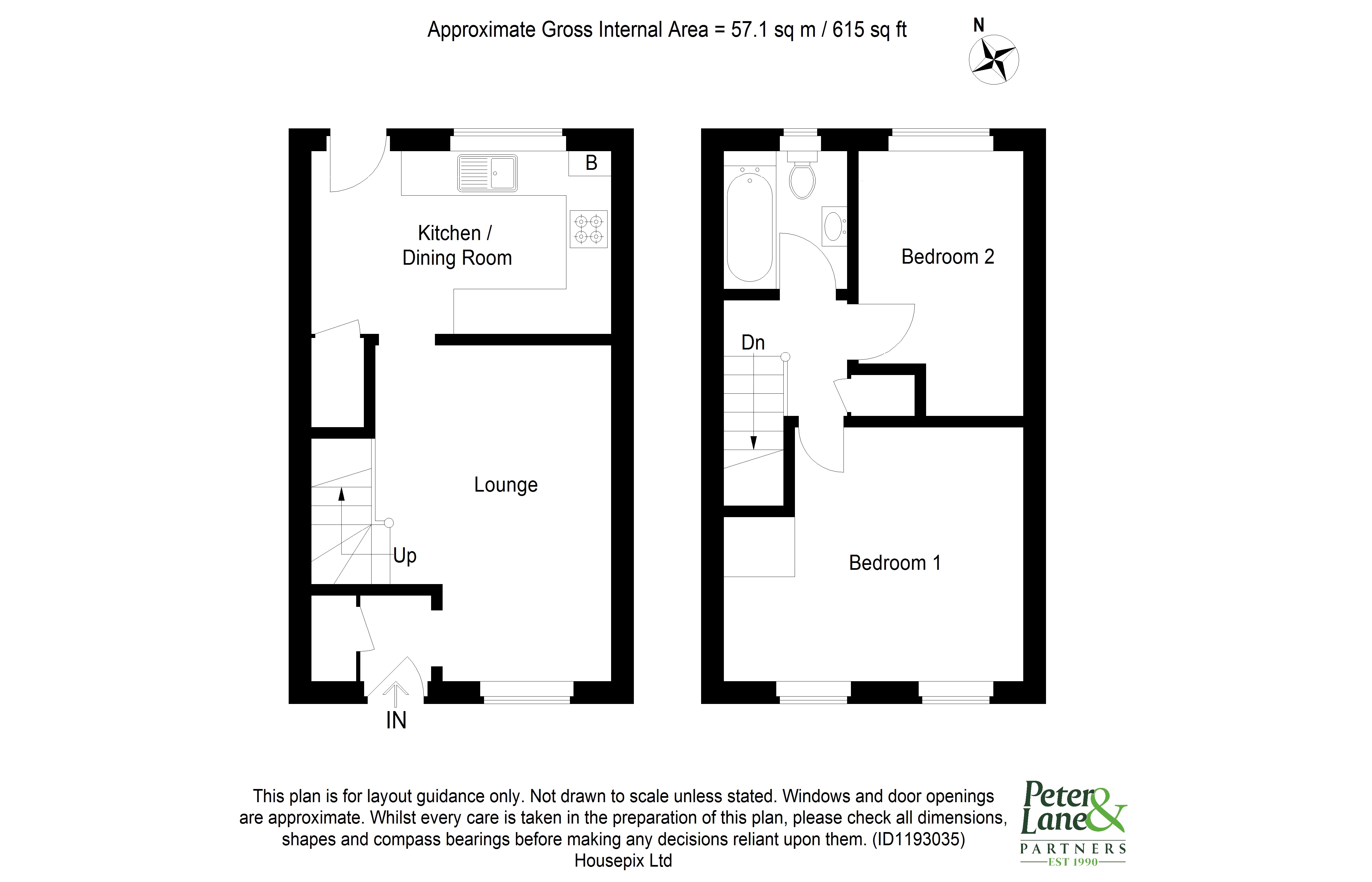 Floorplan for Stukeley Meadows, Huntingdon