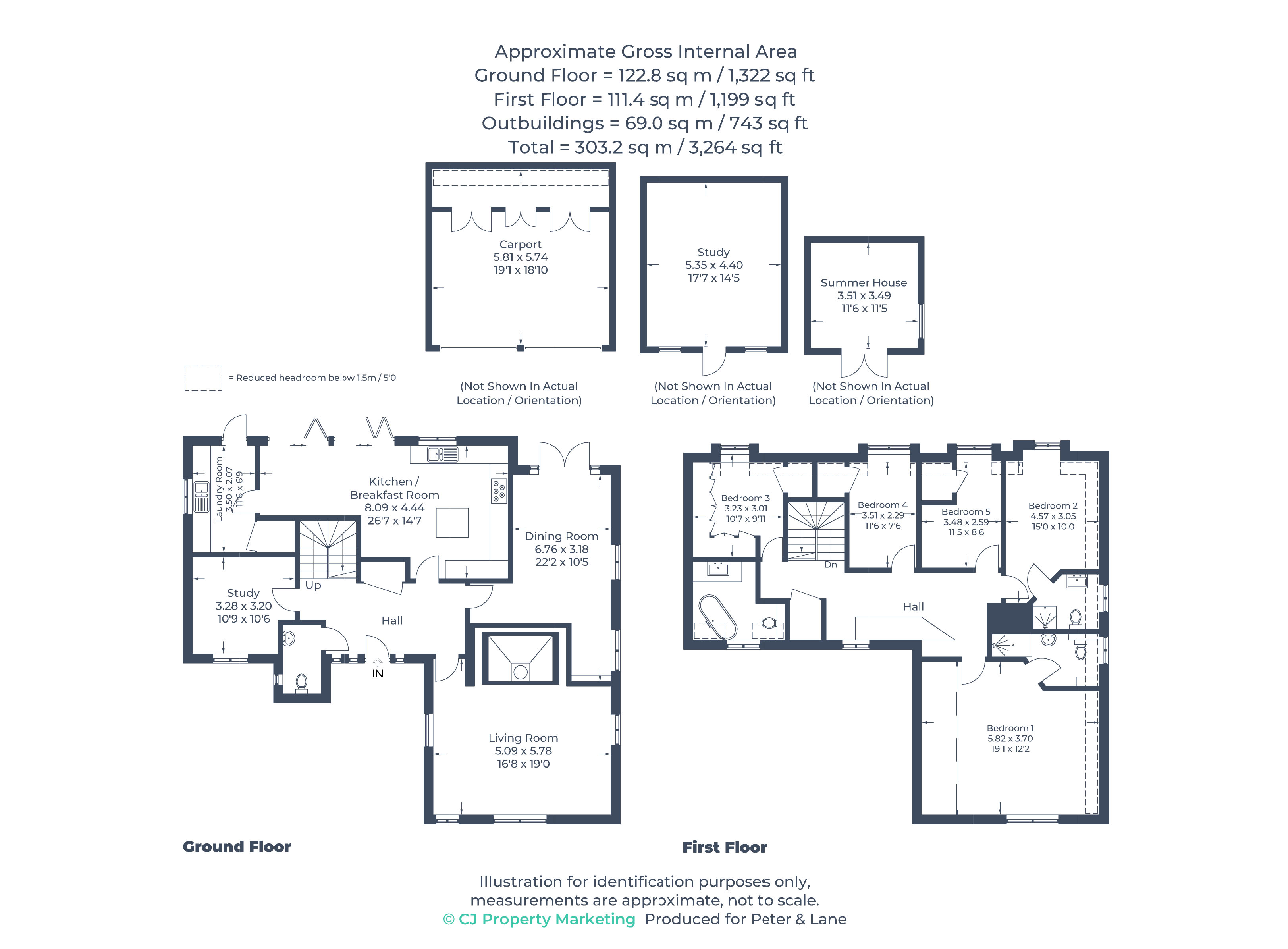 Floorplan for Eaton Socon, St Neots, Cambridgeshire