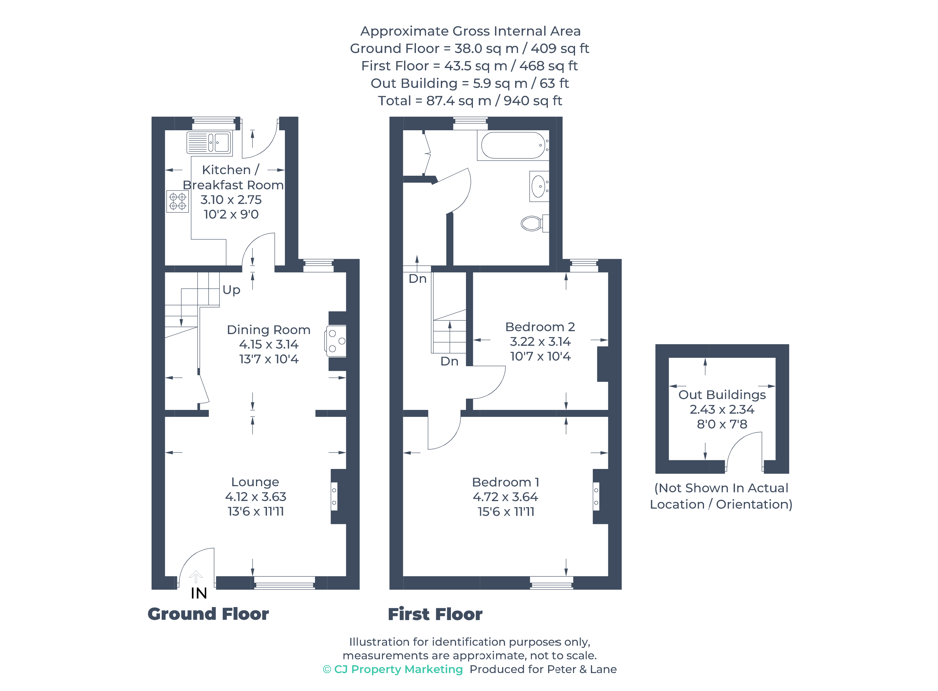 Floorplan for St Neots, Cambridgeshire