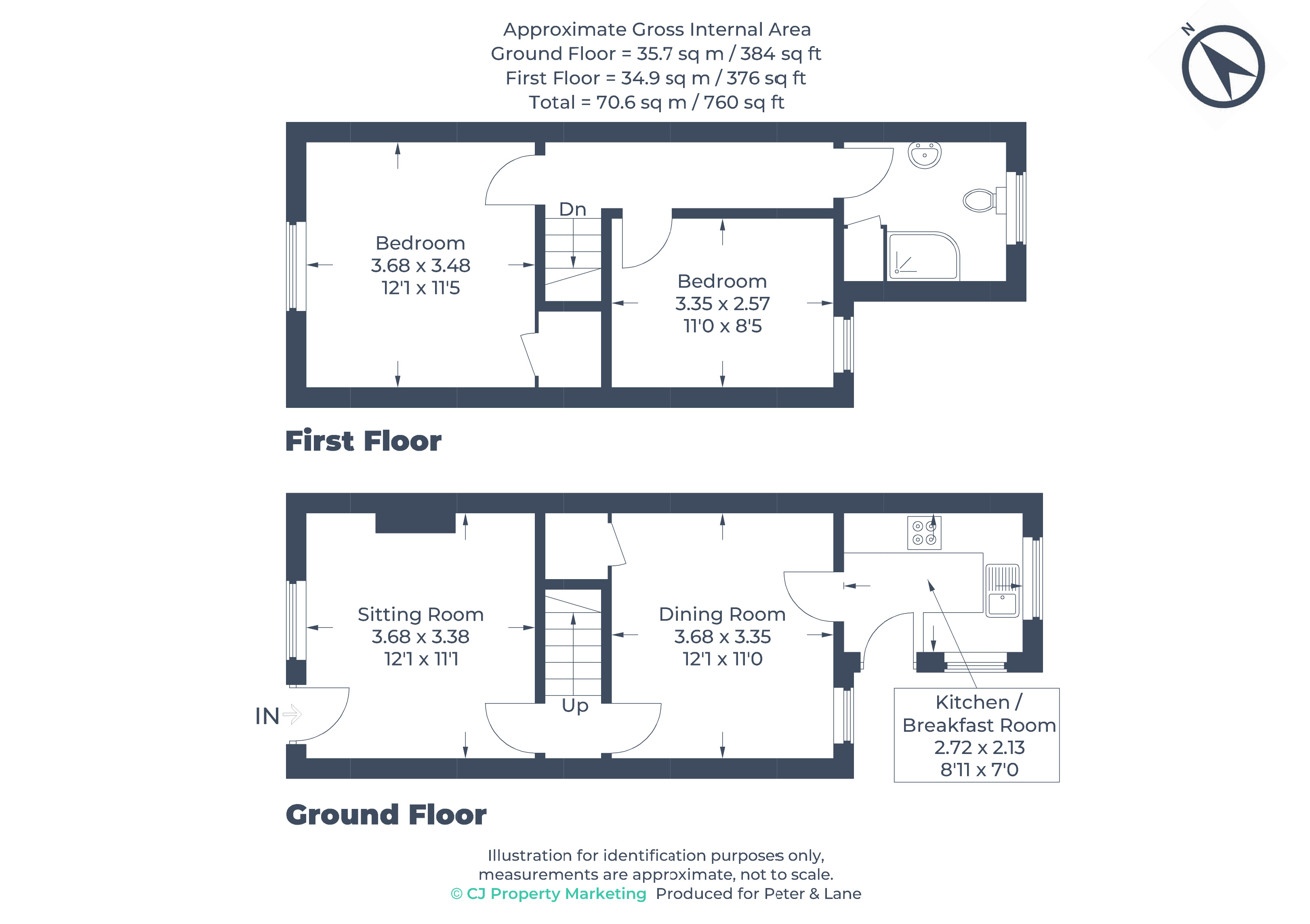 Floorplan for Eynesbury, St Neots, Cambridgeshire