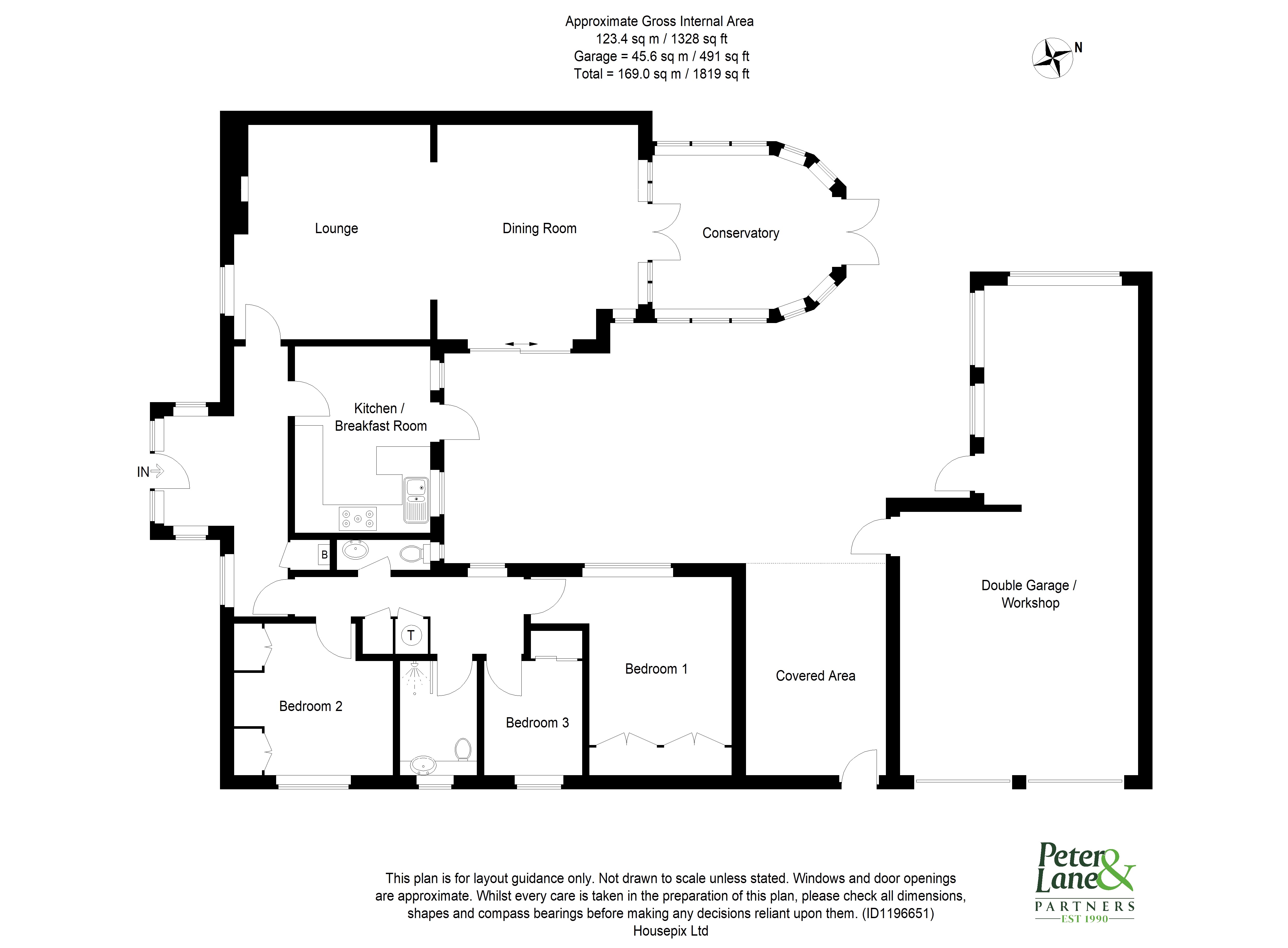 Floorplan for Wyton, Huntingdon, Cambridgeshire