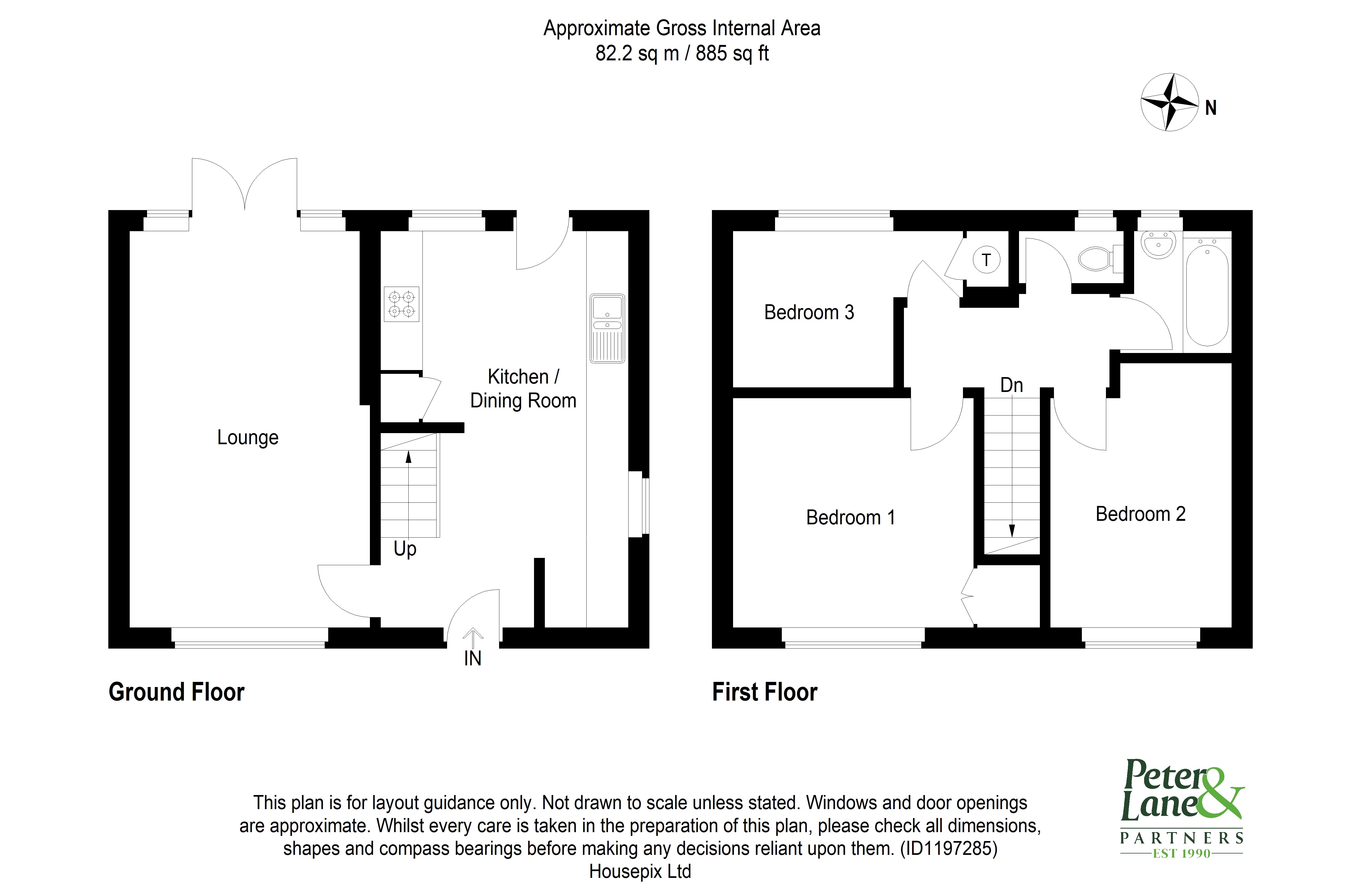 Floorplan for Huntingdon