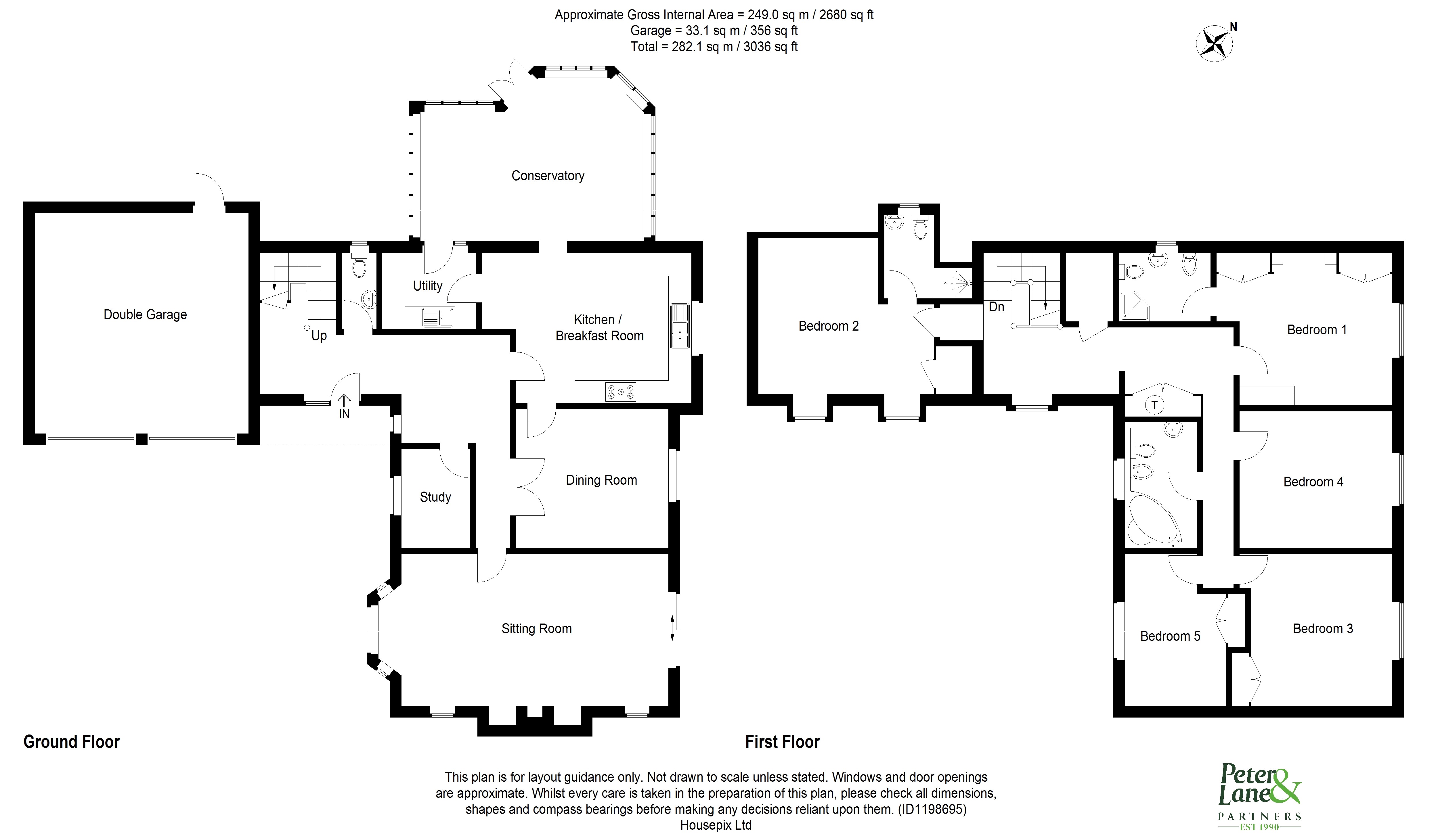 Floorplan for Alconbury Weston, Huntingdon