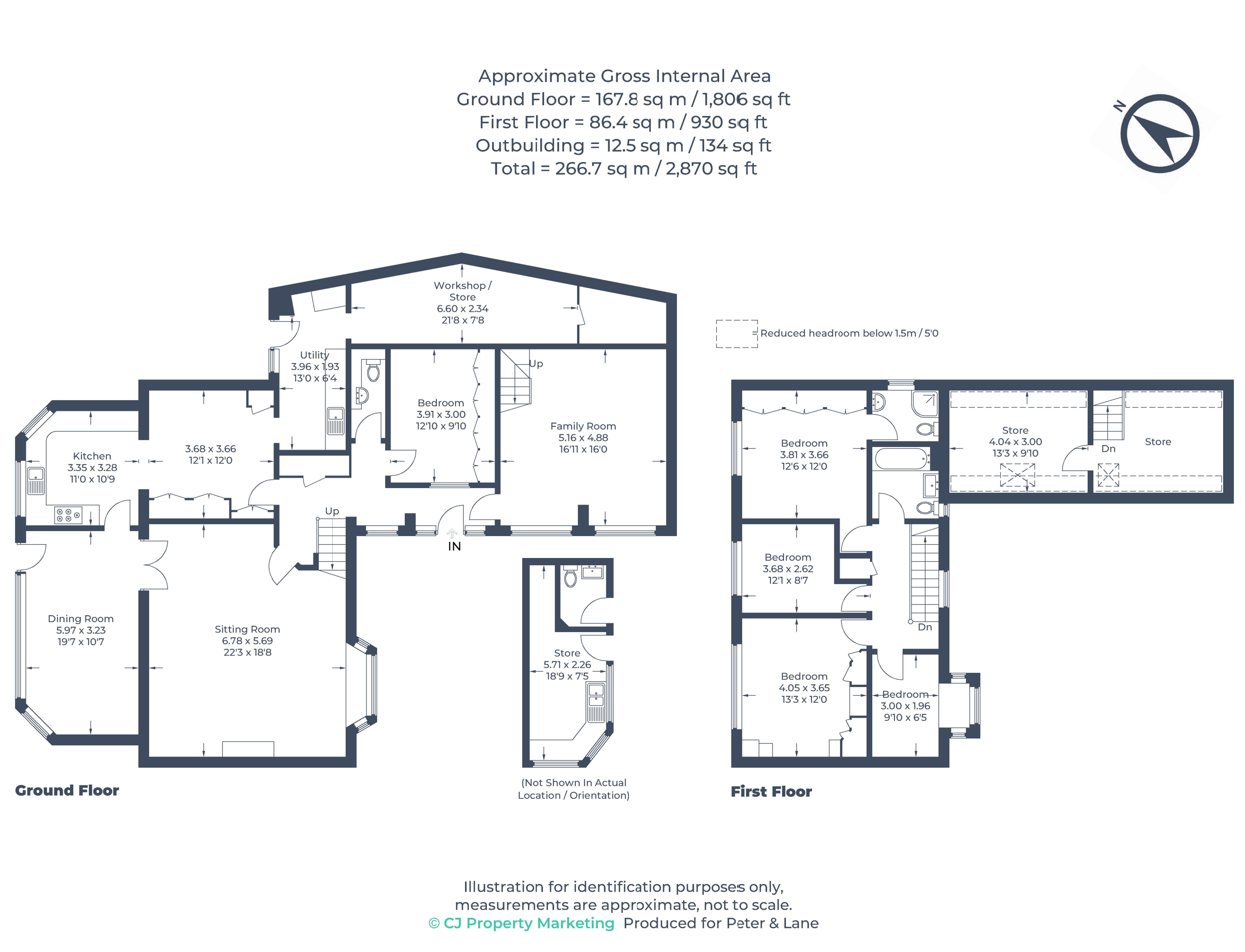 Floorplan for Little Paxton, St Neots, Cambridgeshire
