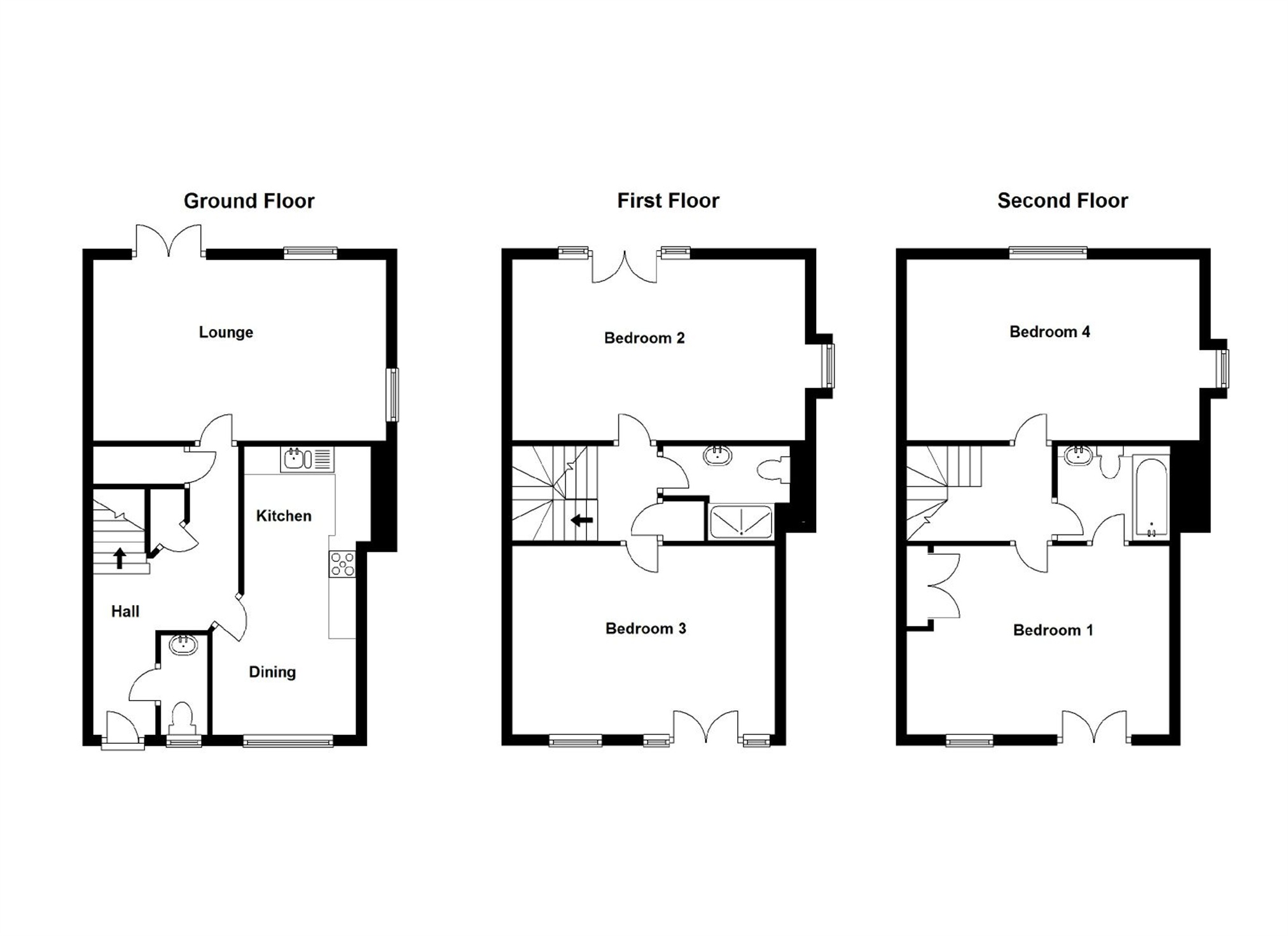 Floorplan for Little Paxton, St Neots, Cambridgeshire