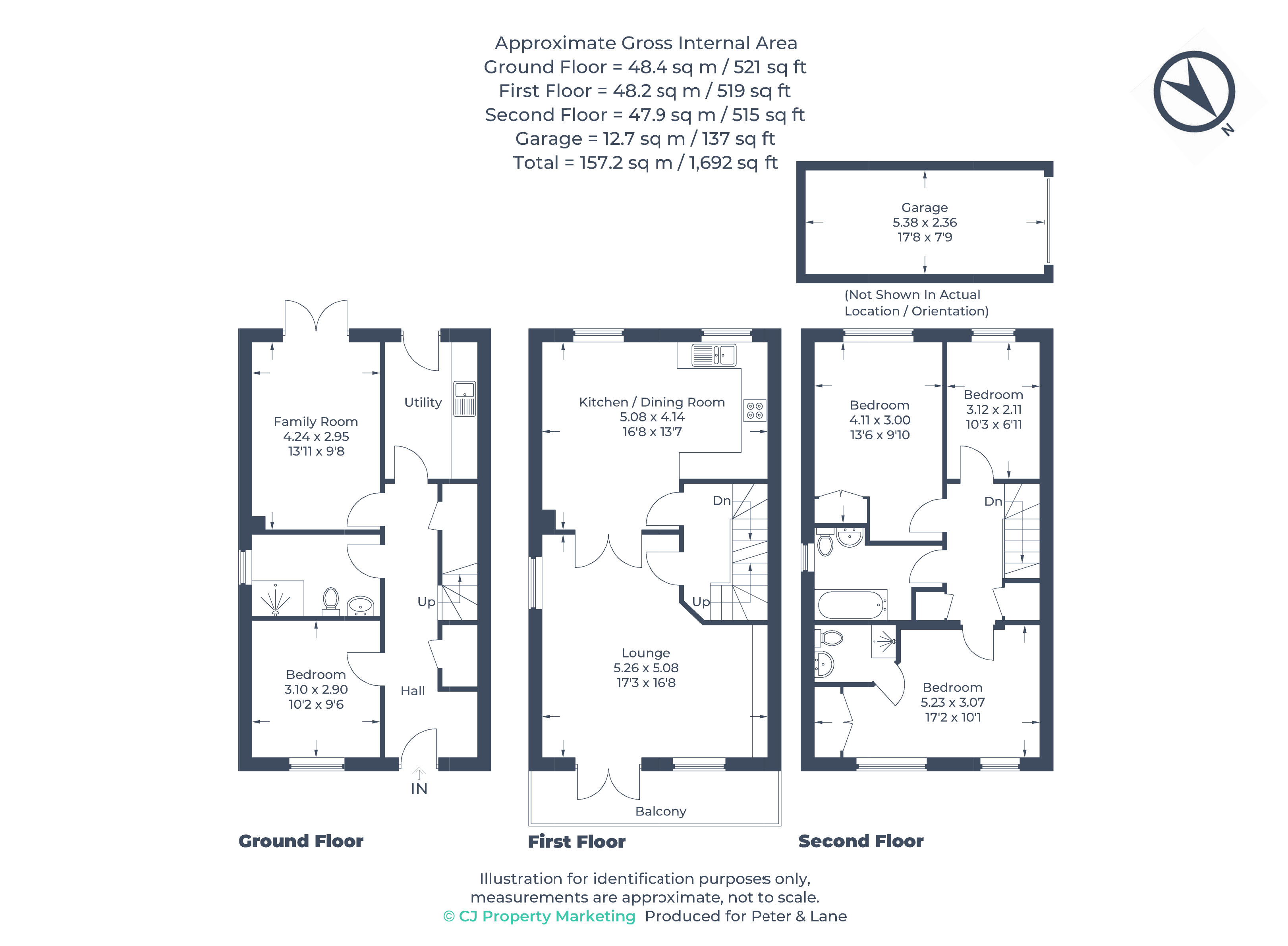Floorplan for Alconbury Weald, Huntingdon
