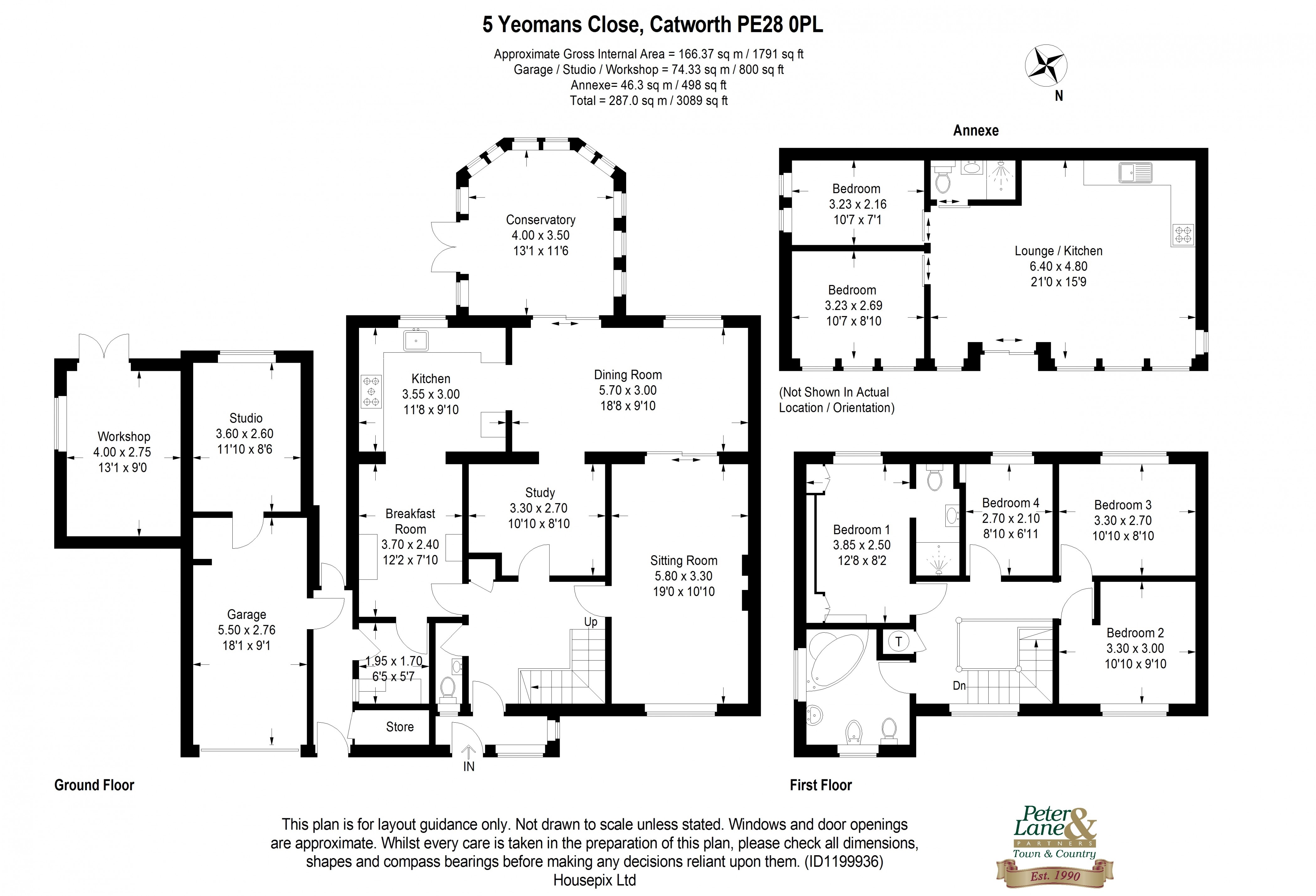 Floorplan for Catworth, Huntingdon, Cambridgeshire