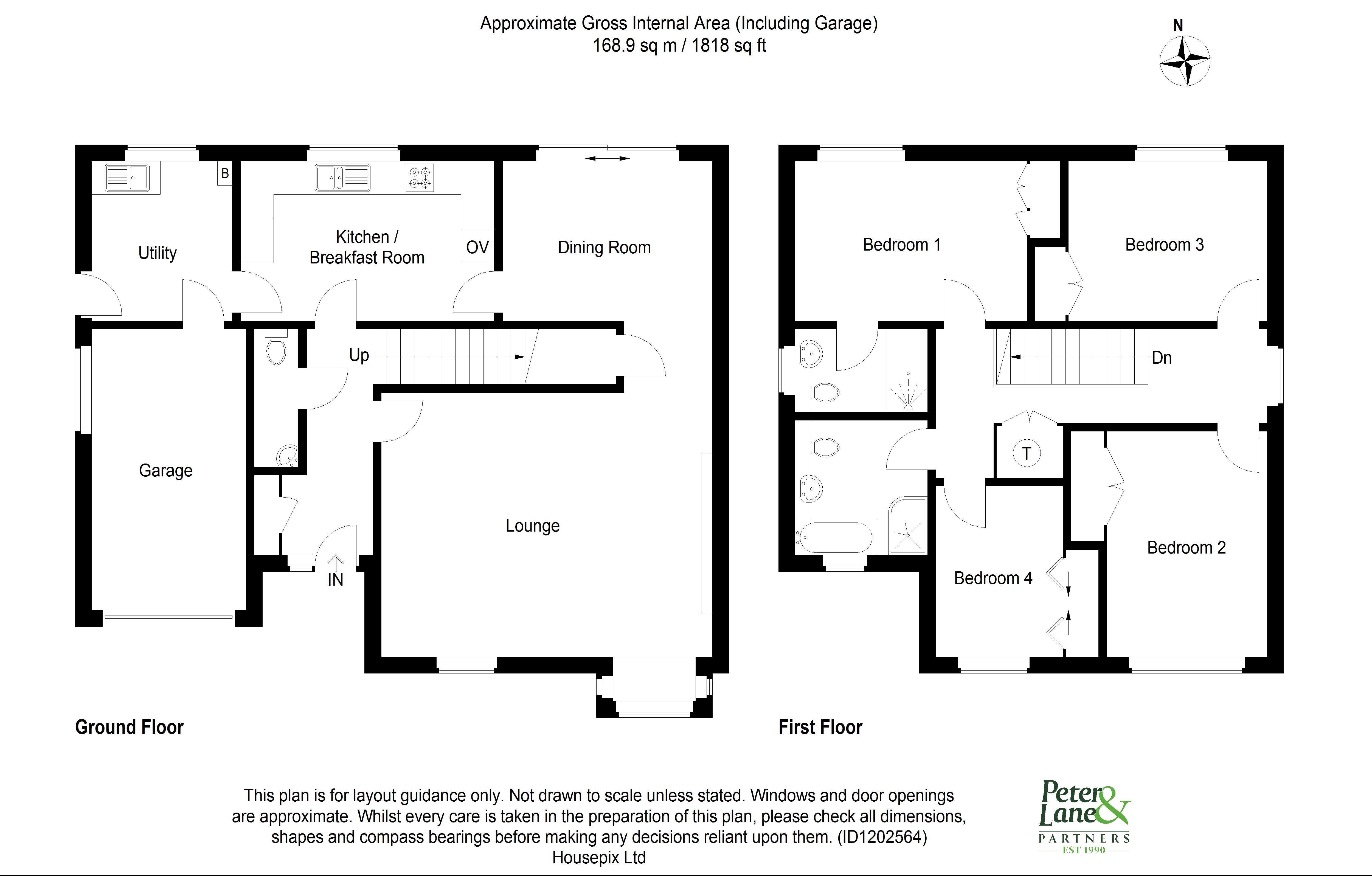 Floorplan for Godmanchester, Huntingdon