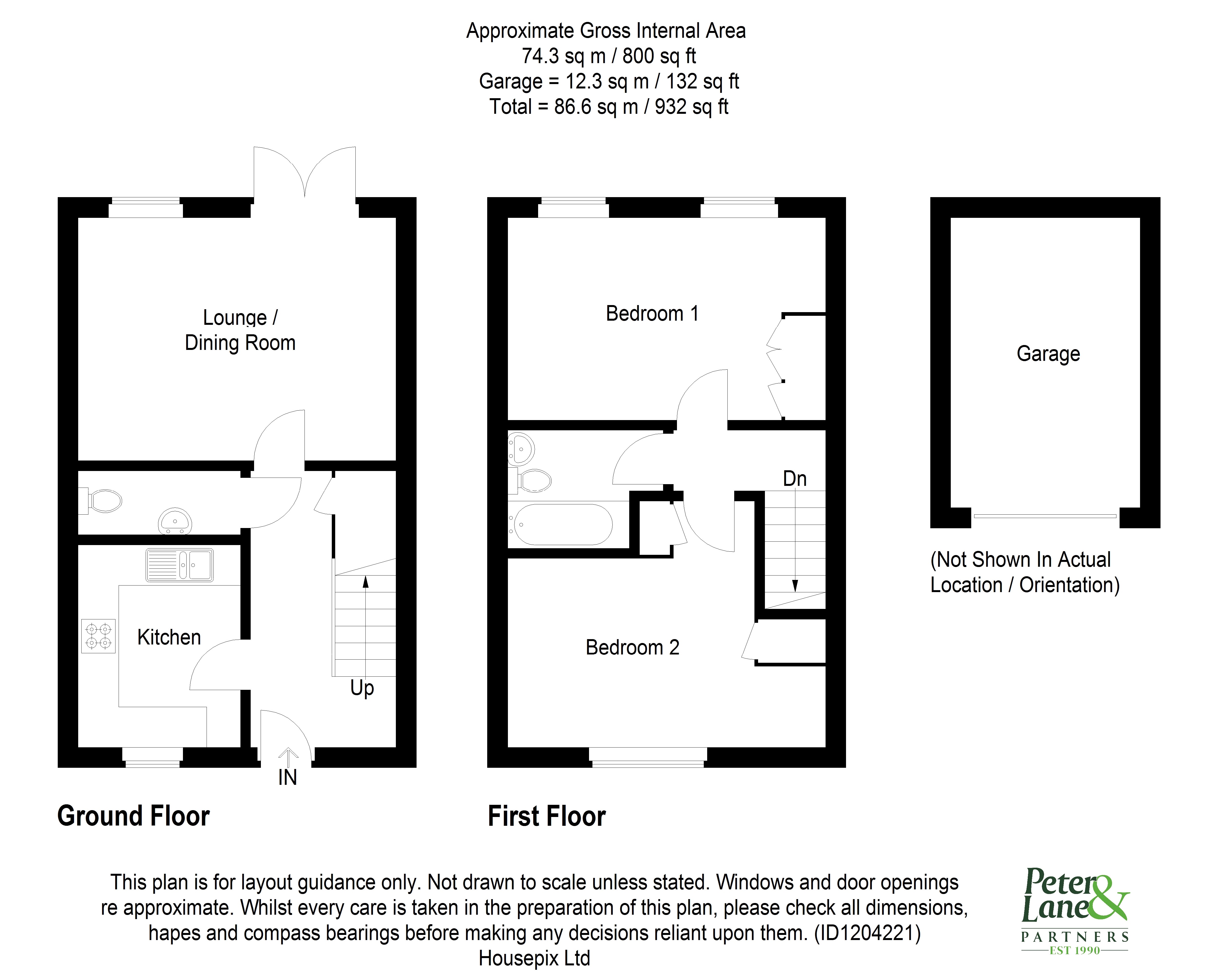 Floorplan for Godmanchester, Huntingdon