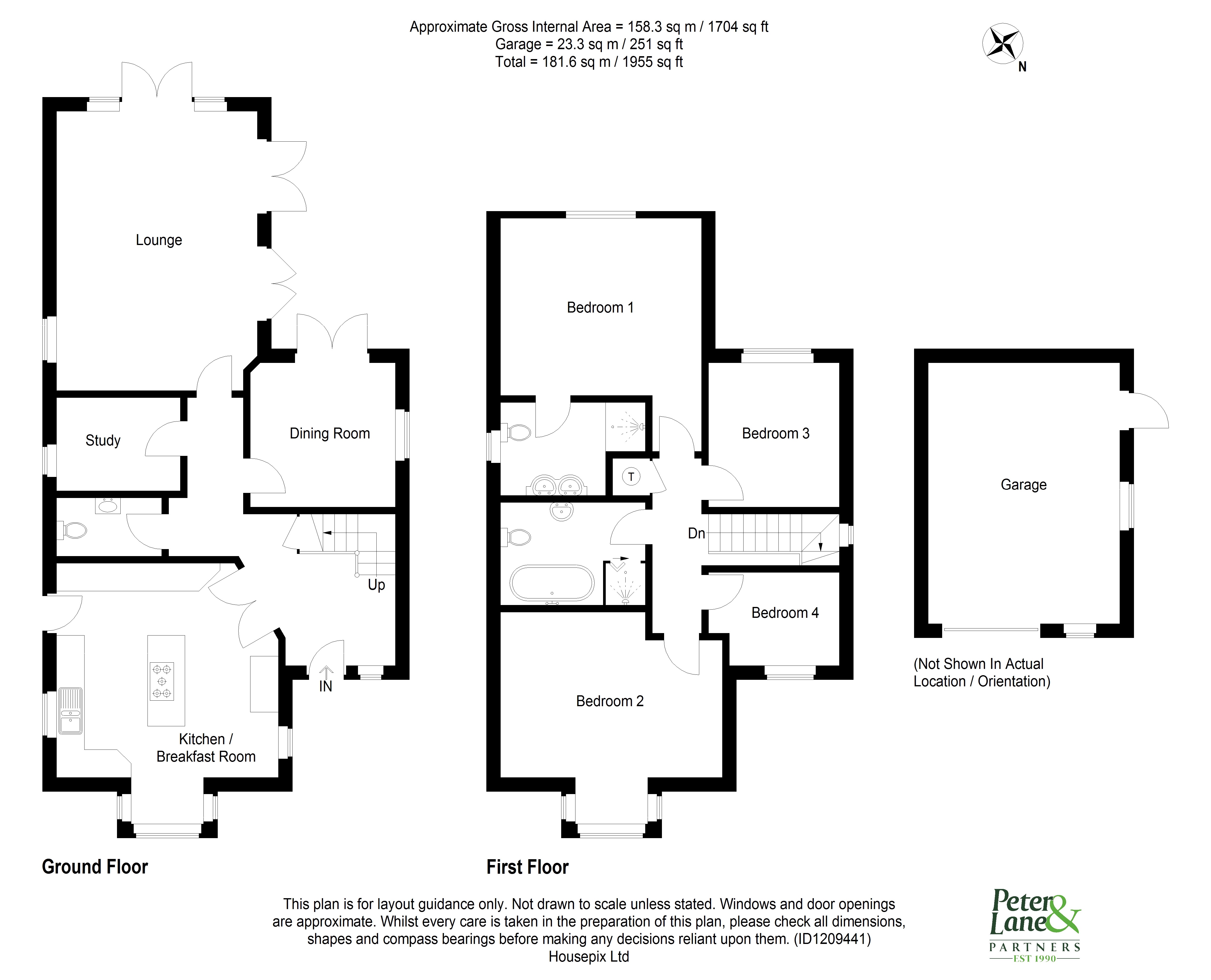 Floorplan for Ramsey, Huntingdon
