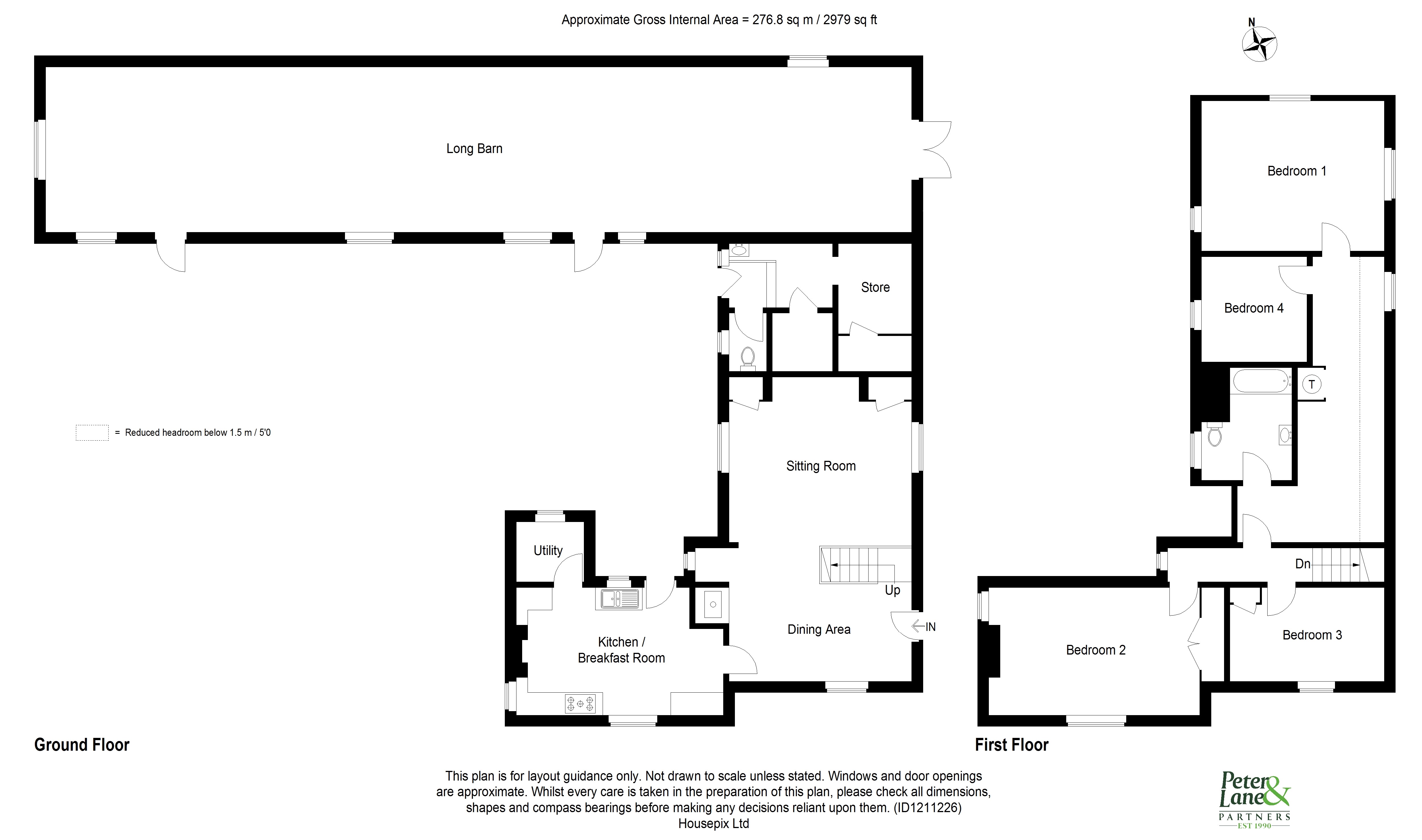 Floorplan for Bluntisham, Huntingdon