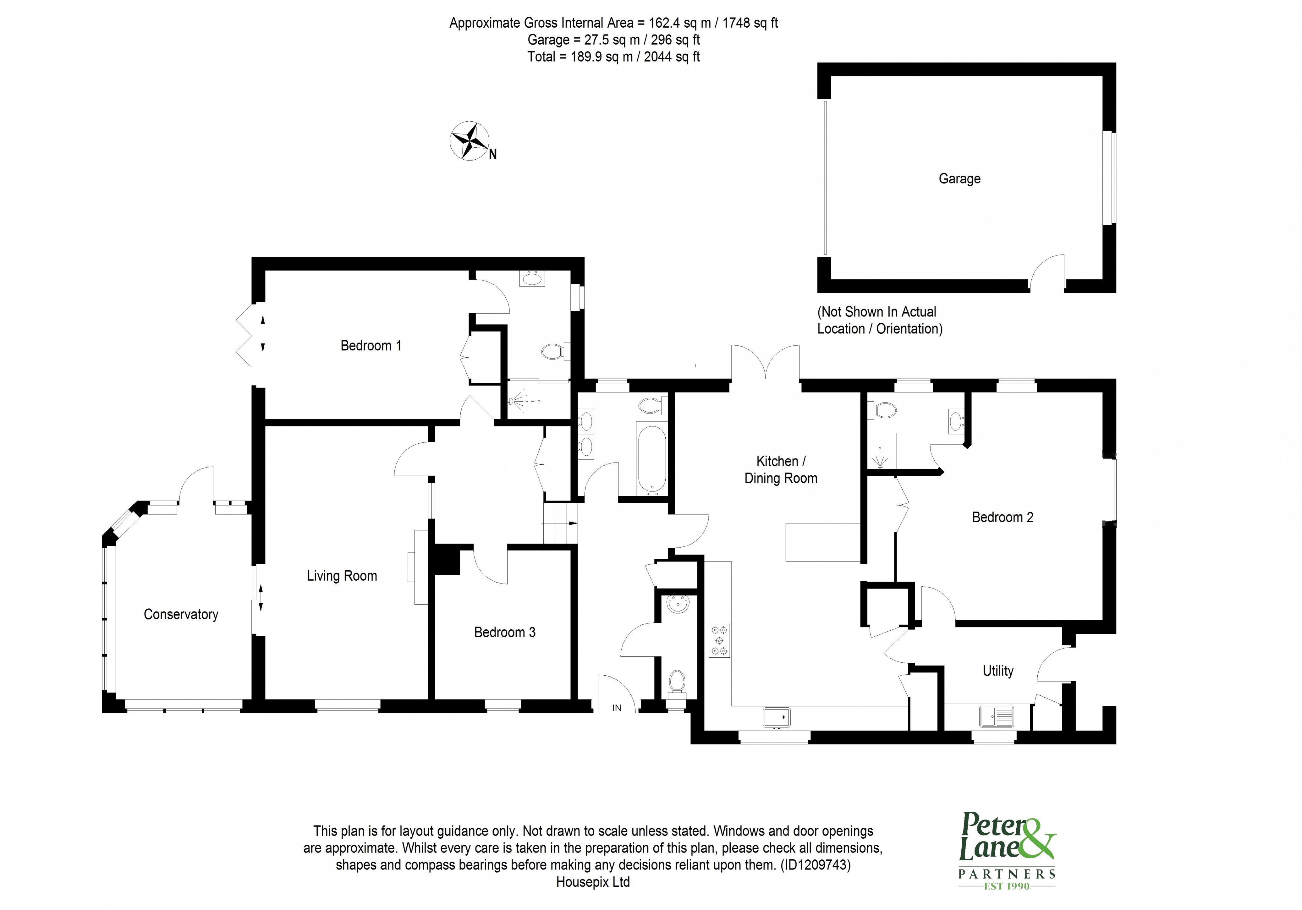 Floorplan for Great Stukeley, Huntingdon