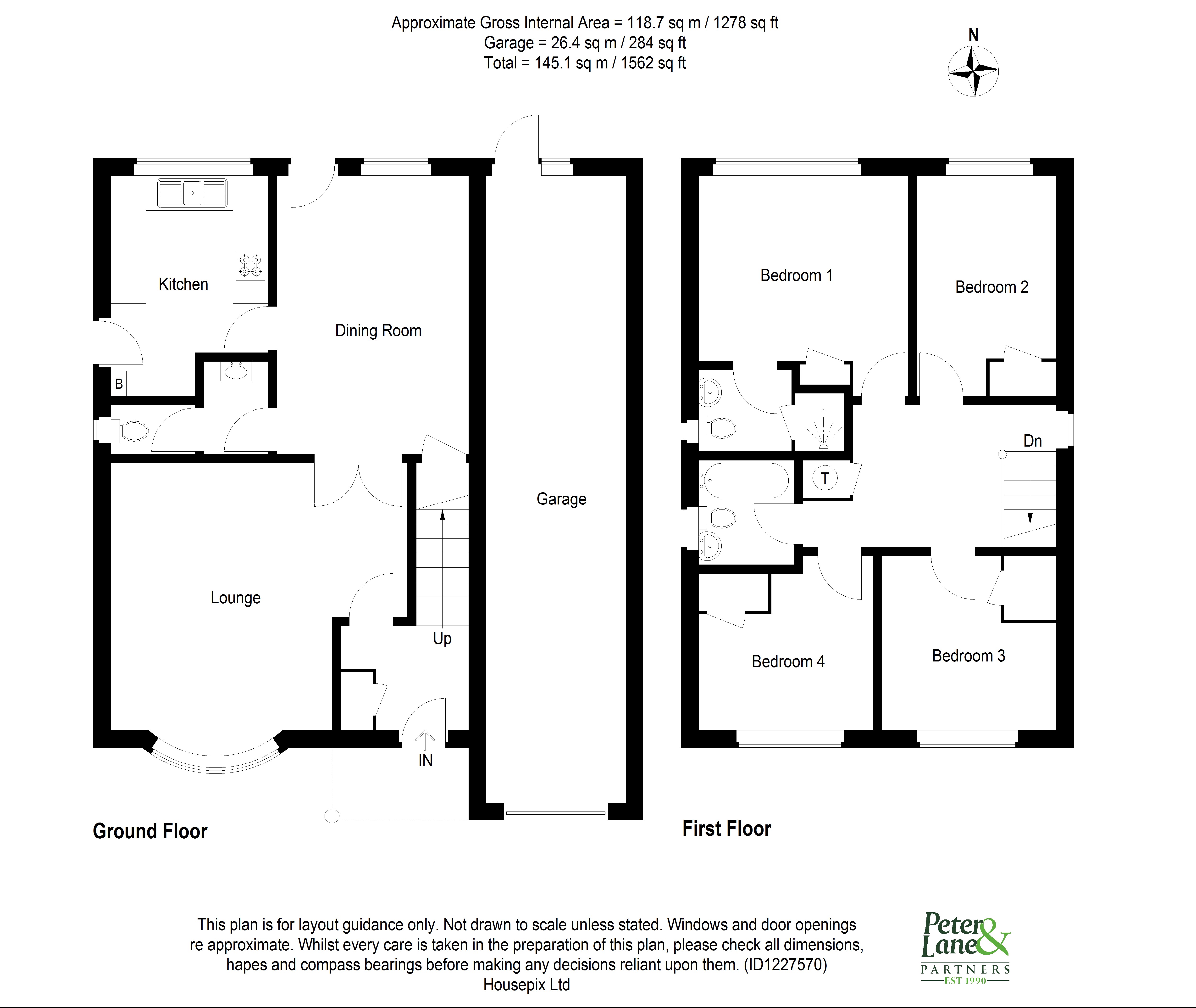 Floorplan for Hilton, Huntingdon