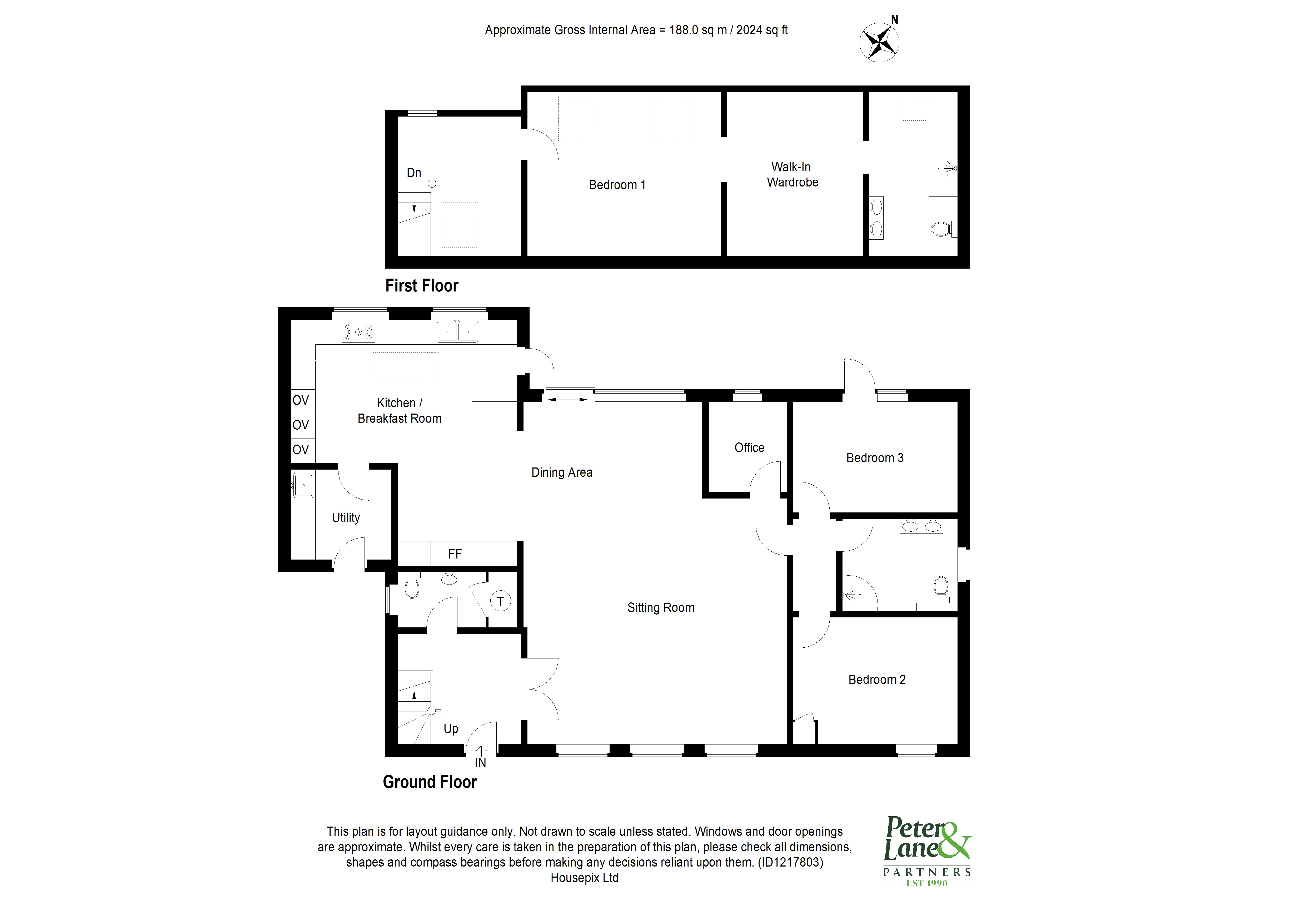 Floorplan for Hartford, Huntingdon