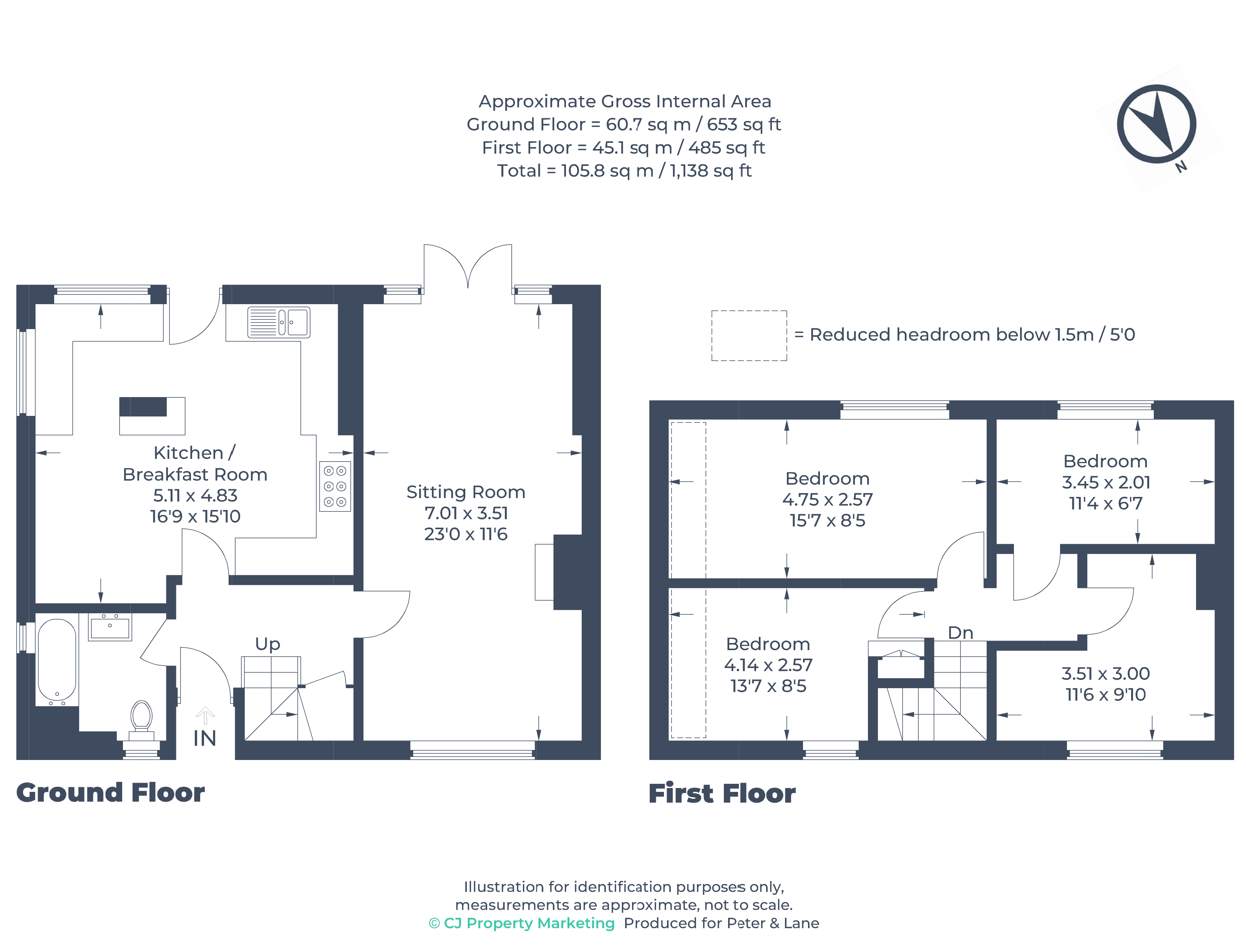 Floorplan for Eynesbury, St Neots, Cambridgeshire