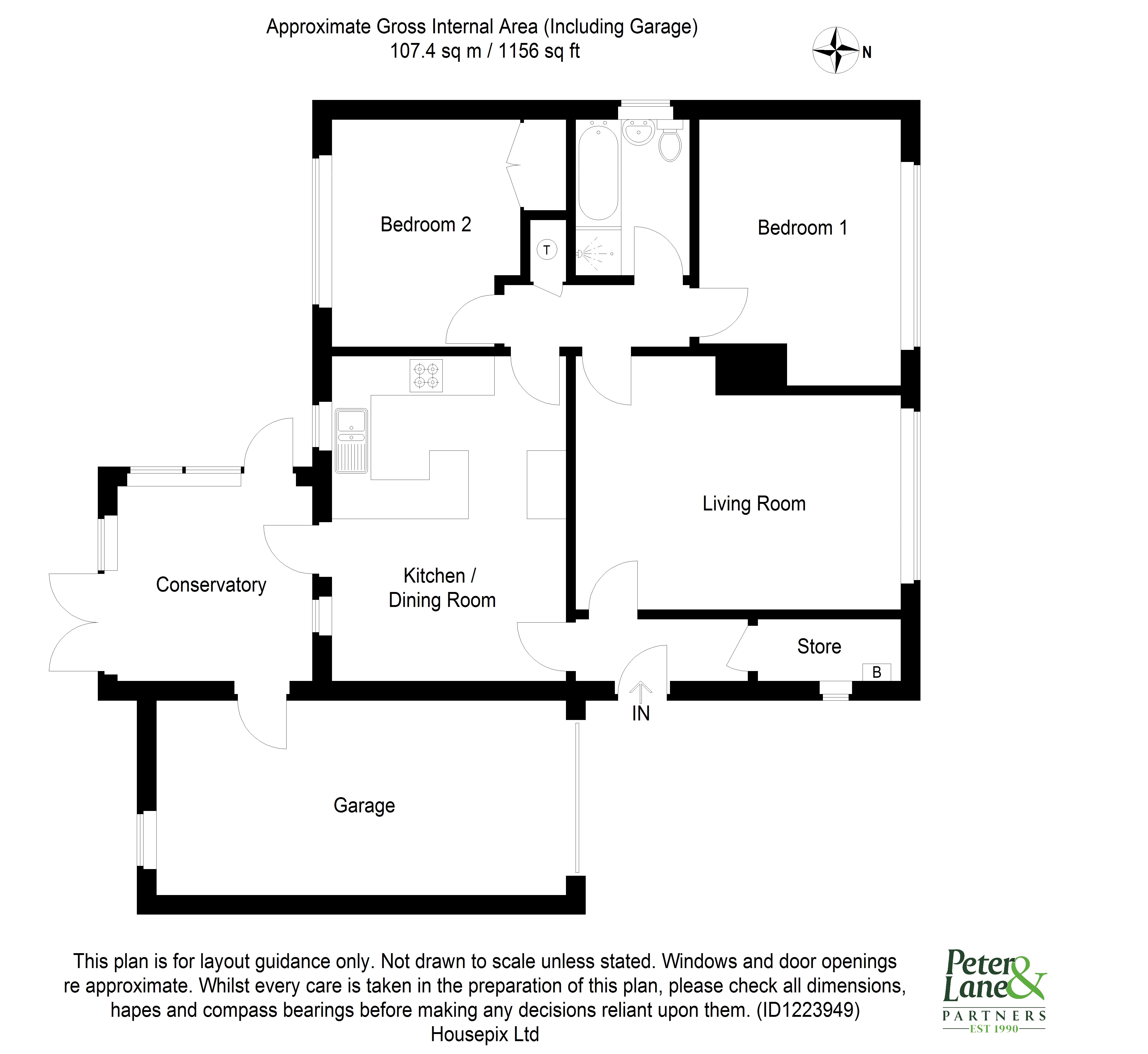 Floorplan for Somersham, Huntingdon