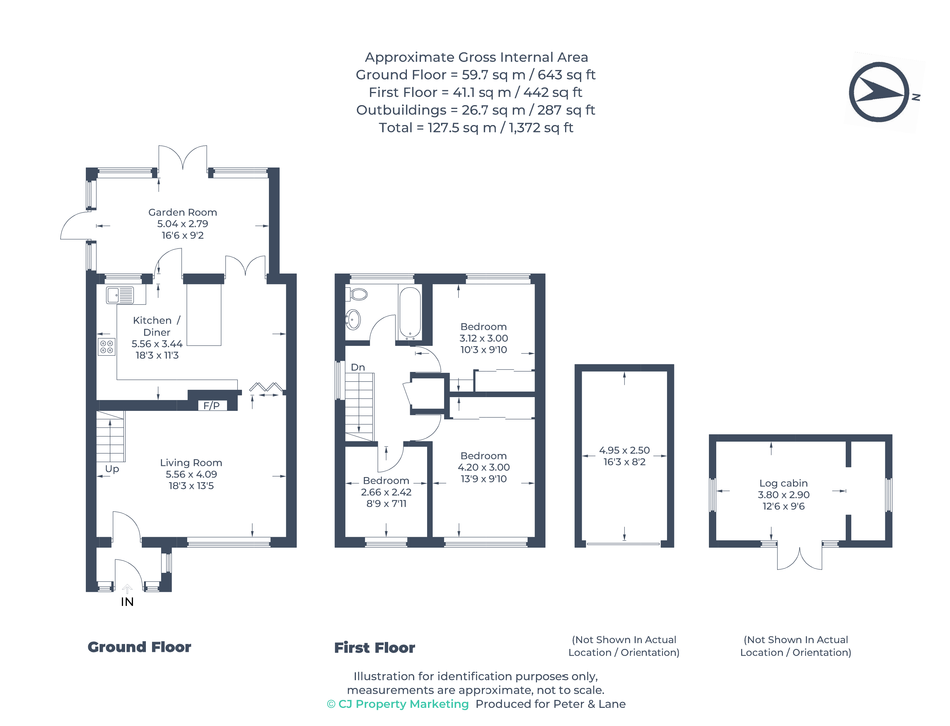 Floorplan for Little Paxton, St Neots, Cambridgeshire