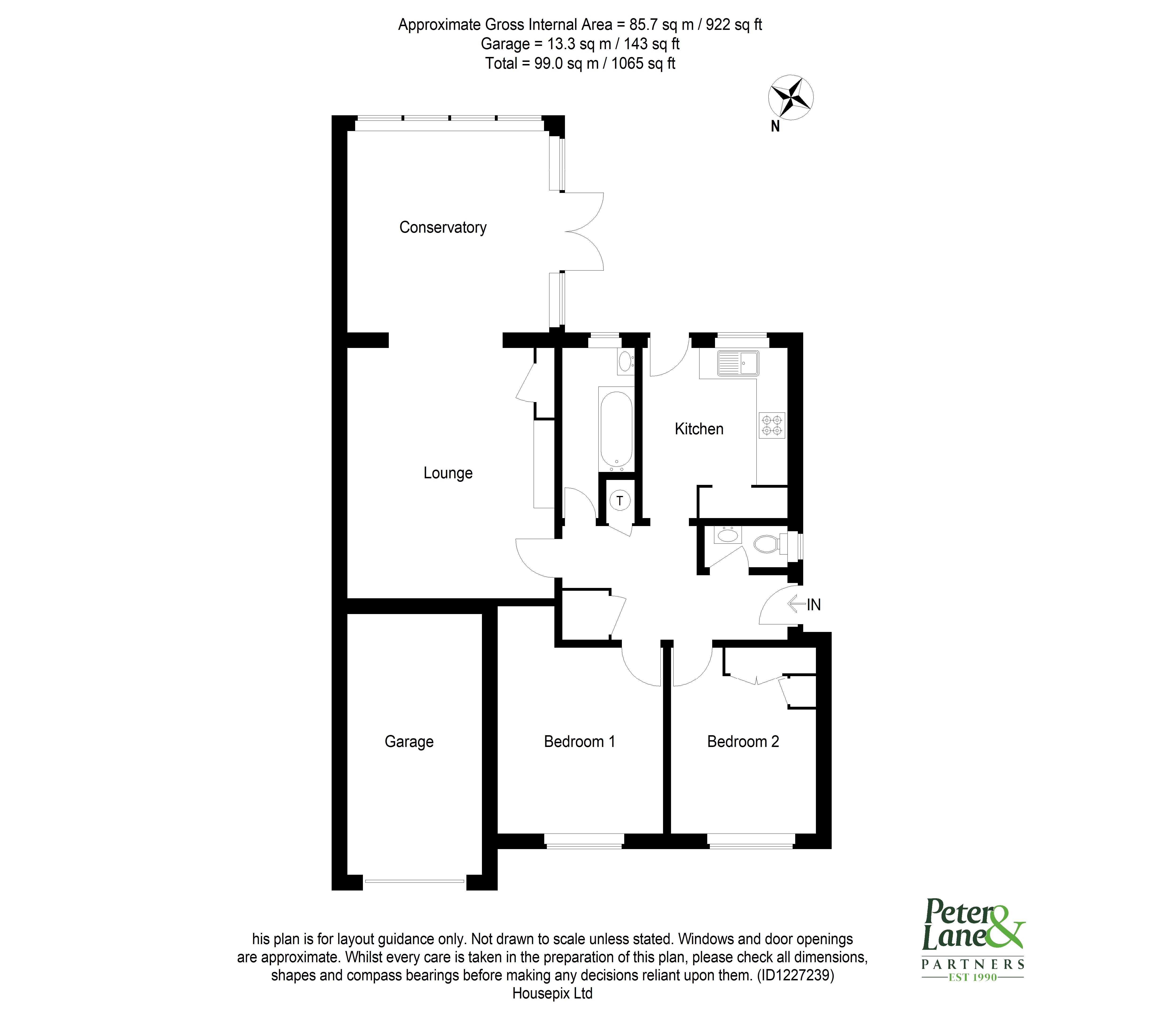 Floorplan for Buckden, St Neots