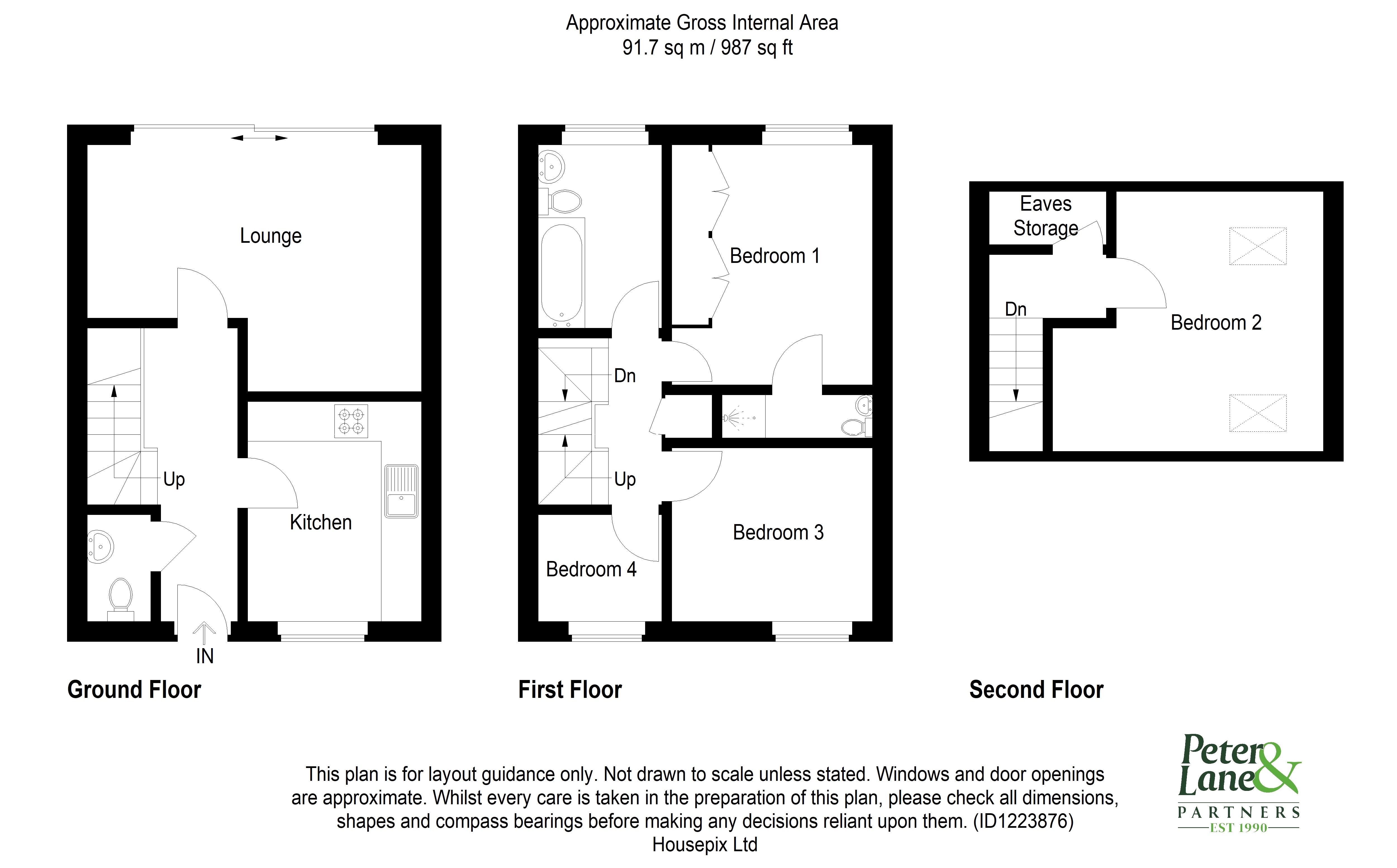 Floorplan for Brampton, Huntingdon