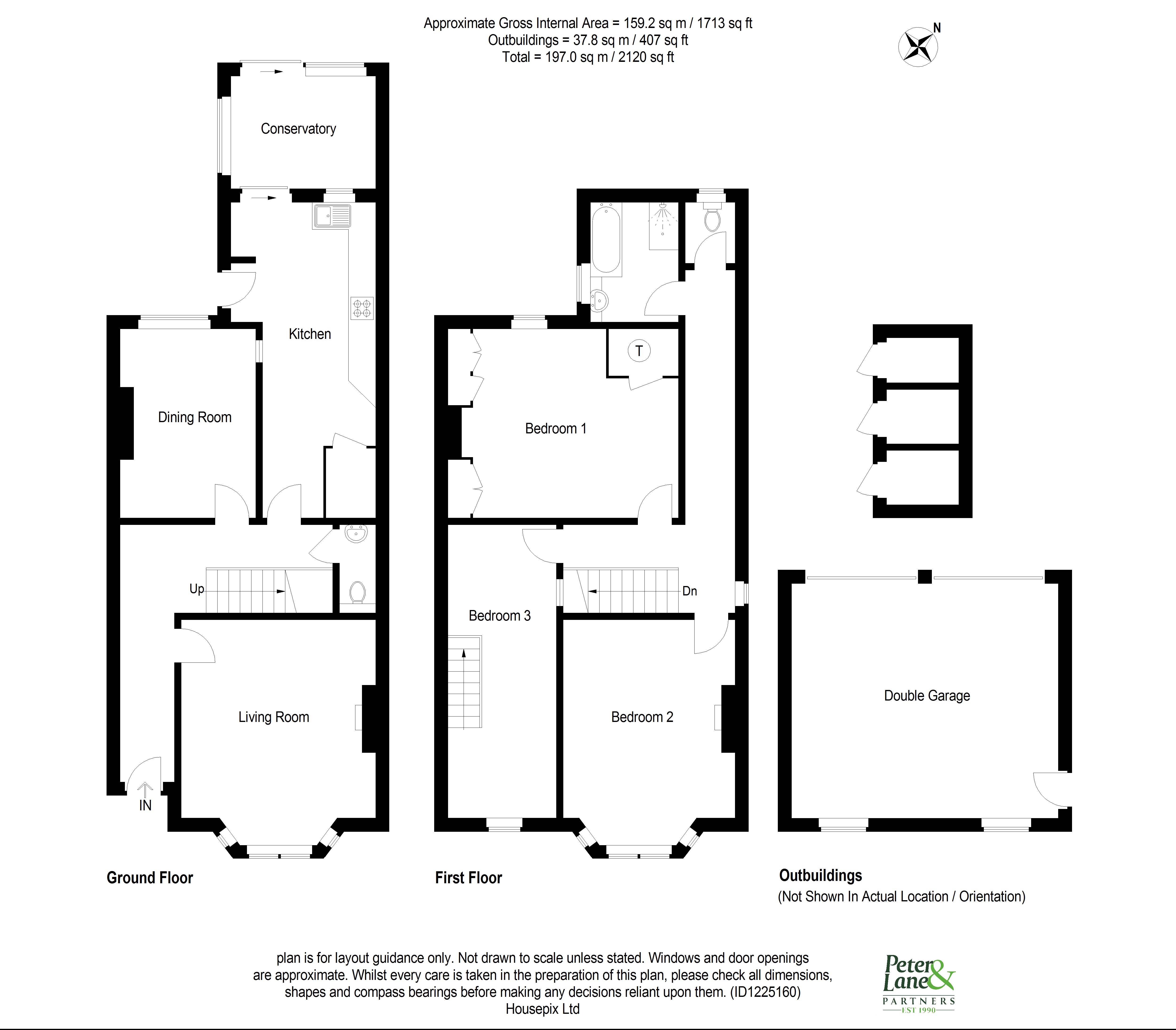 Floorplan for Hartford Road, Huntingdon