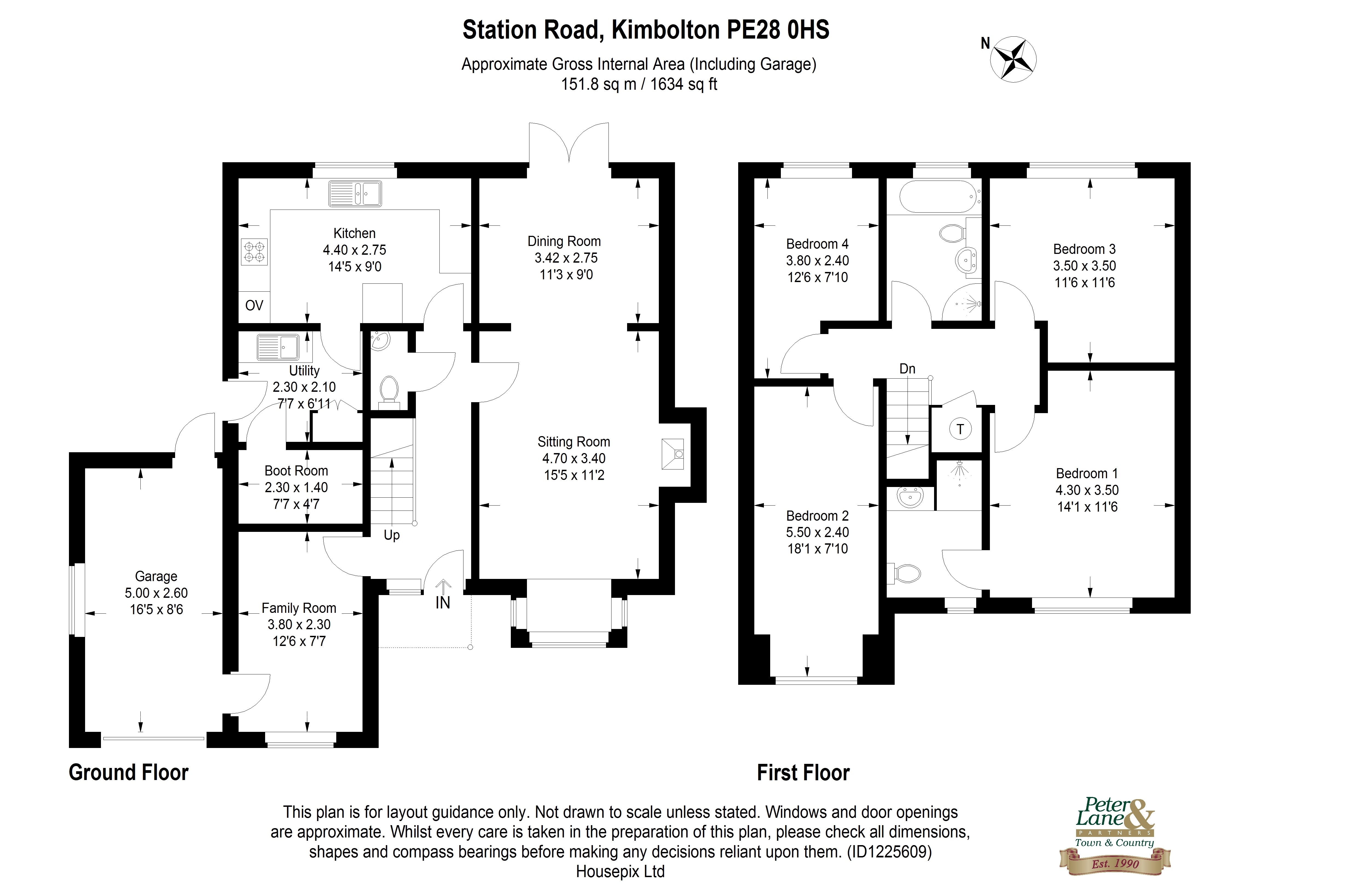 Floorplan for Station Road, Kimbolton, Cambridgeshire