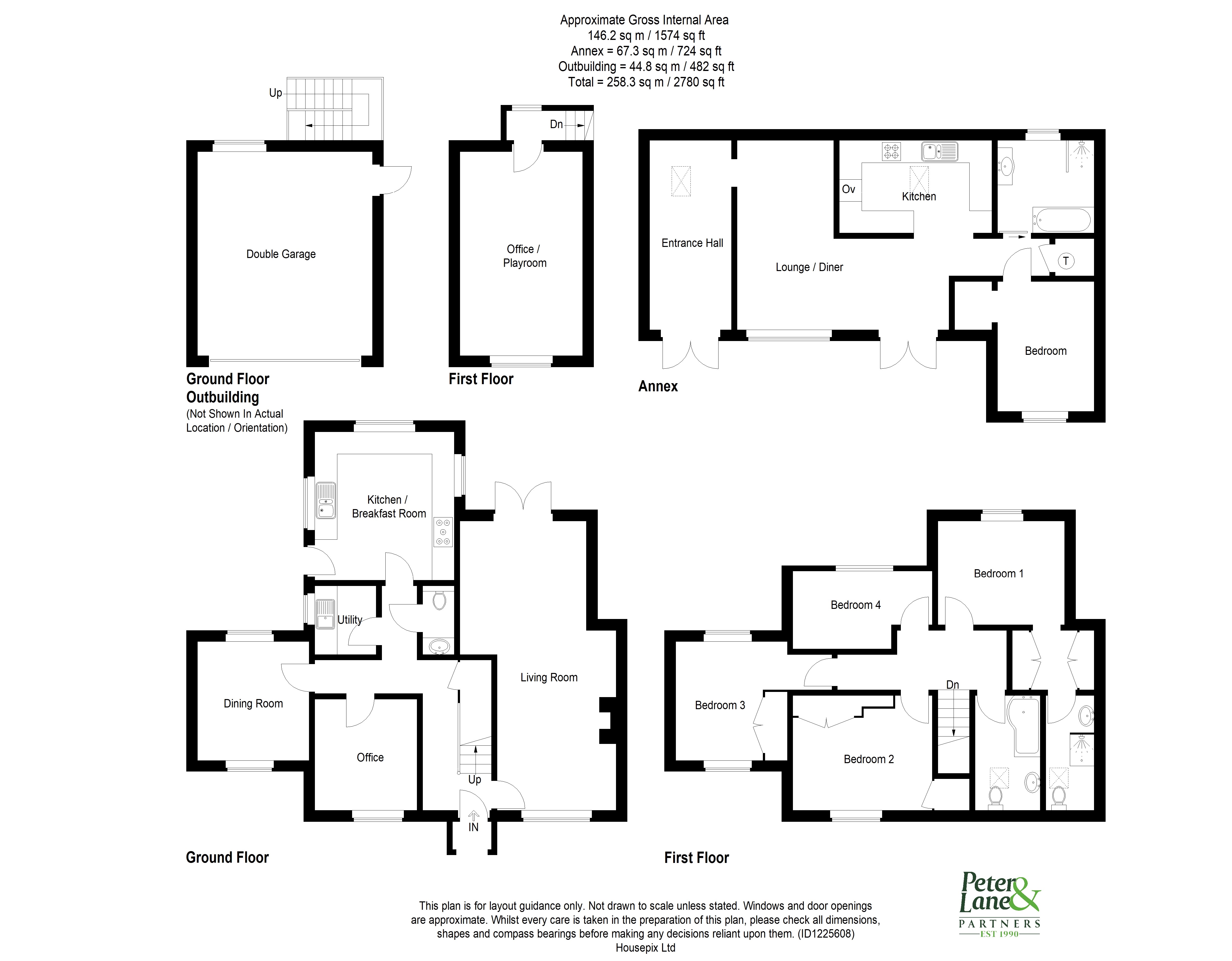 Floorplan for Godmanchester, Huntingdon