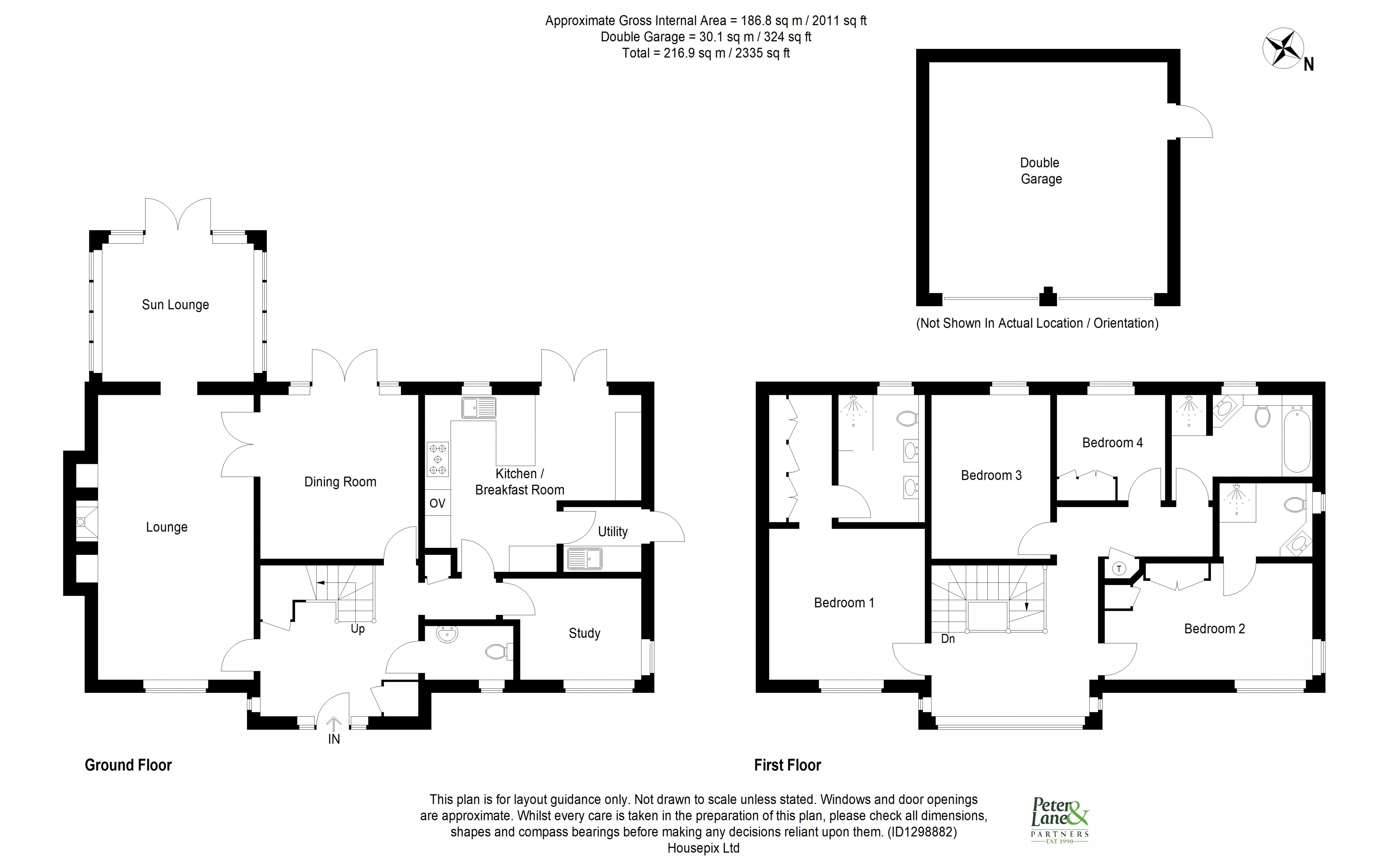 Floorplan for Hartford, Huntingdon