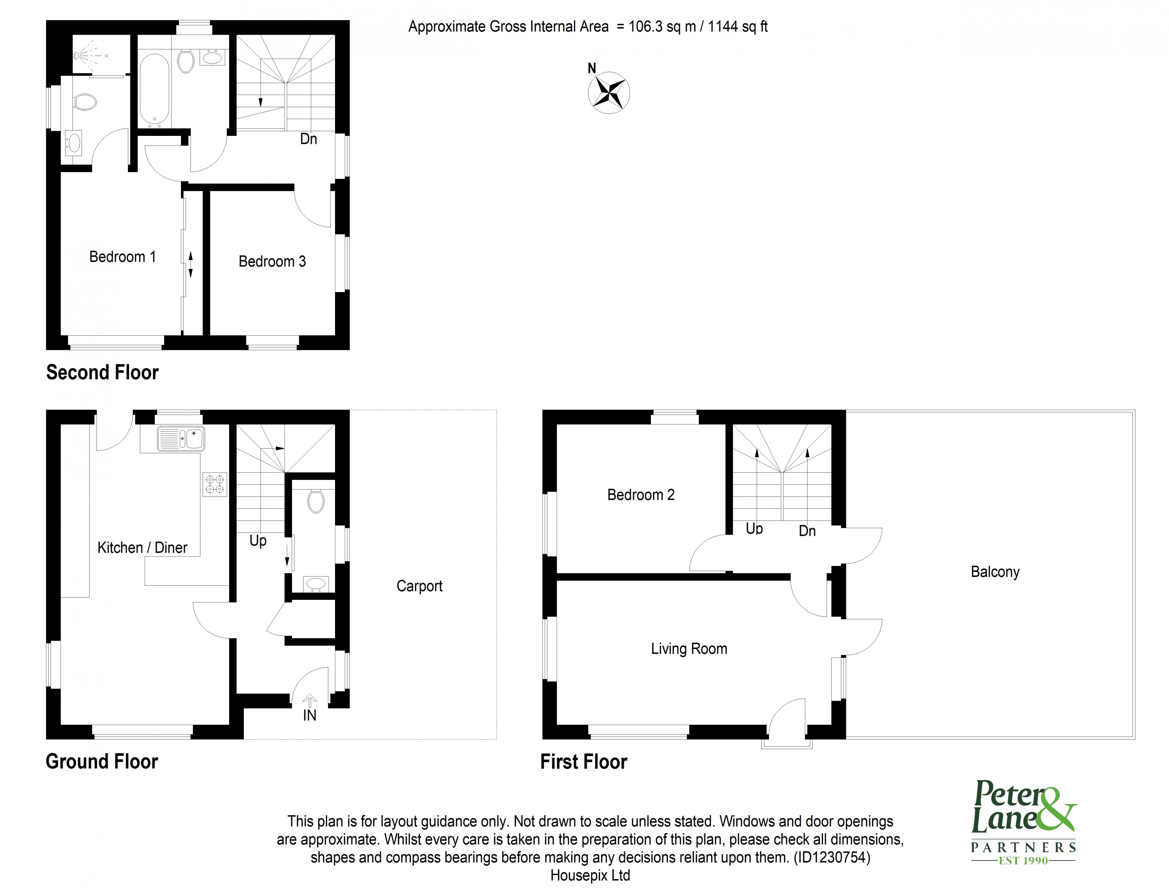 Floorplan for Alconbury Weald, Huntingdon