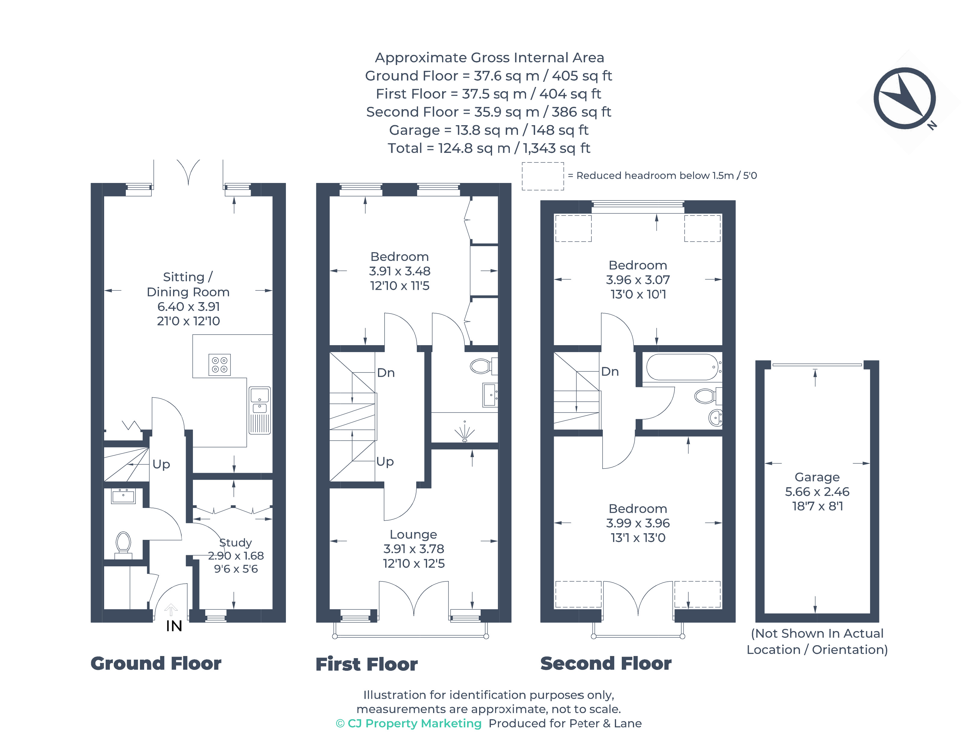 Floorplan for Little Paxton, St Neots, Cambridgeshire
