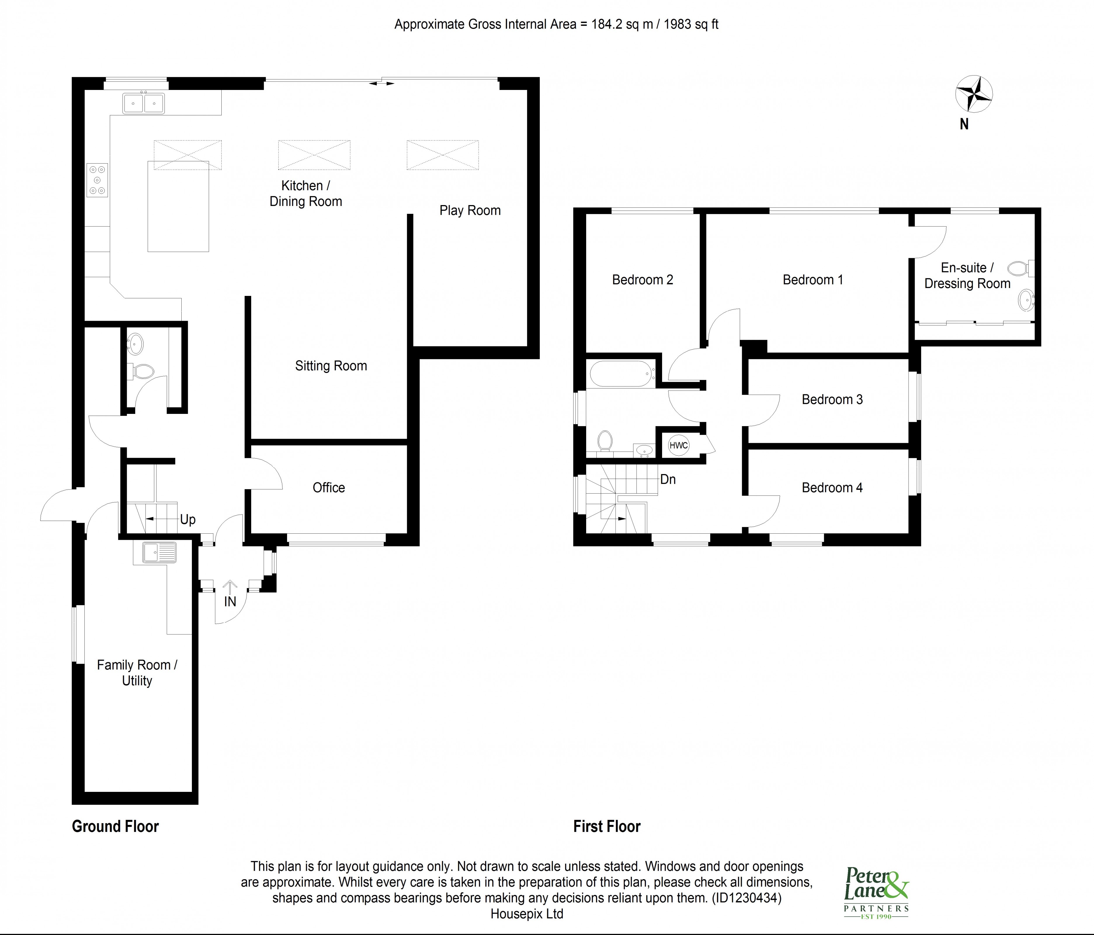 Floorplan for Huntingdon